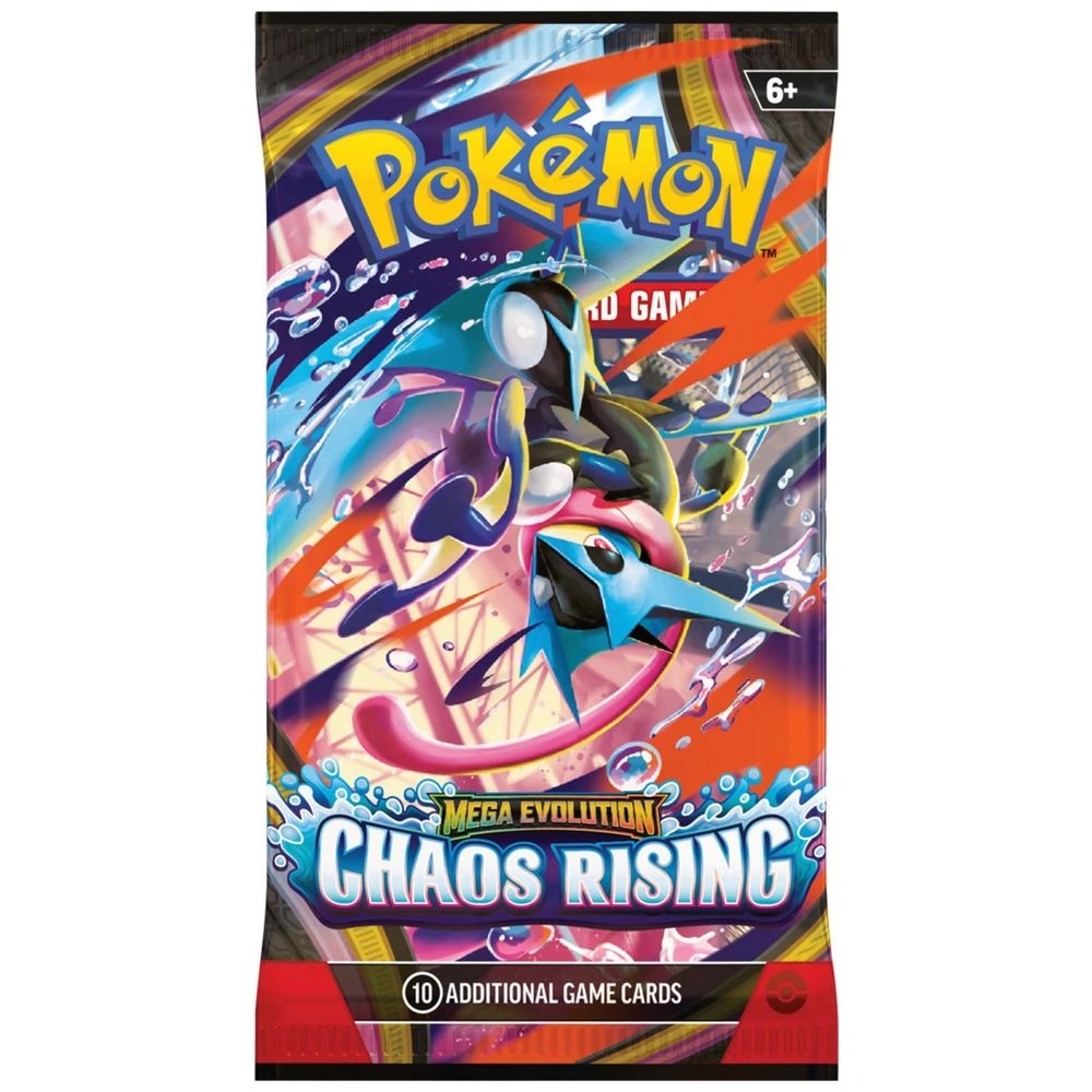 3 Pokmon TCG Mega Evolutions 4 Chaos Rising Booster Pack, 3 of 6