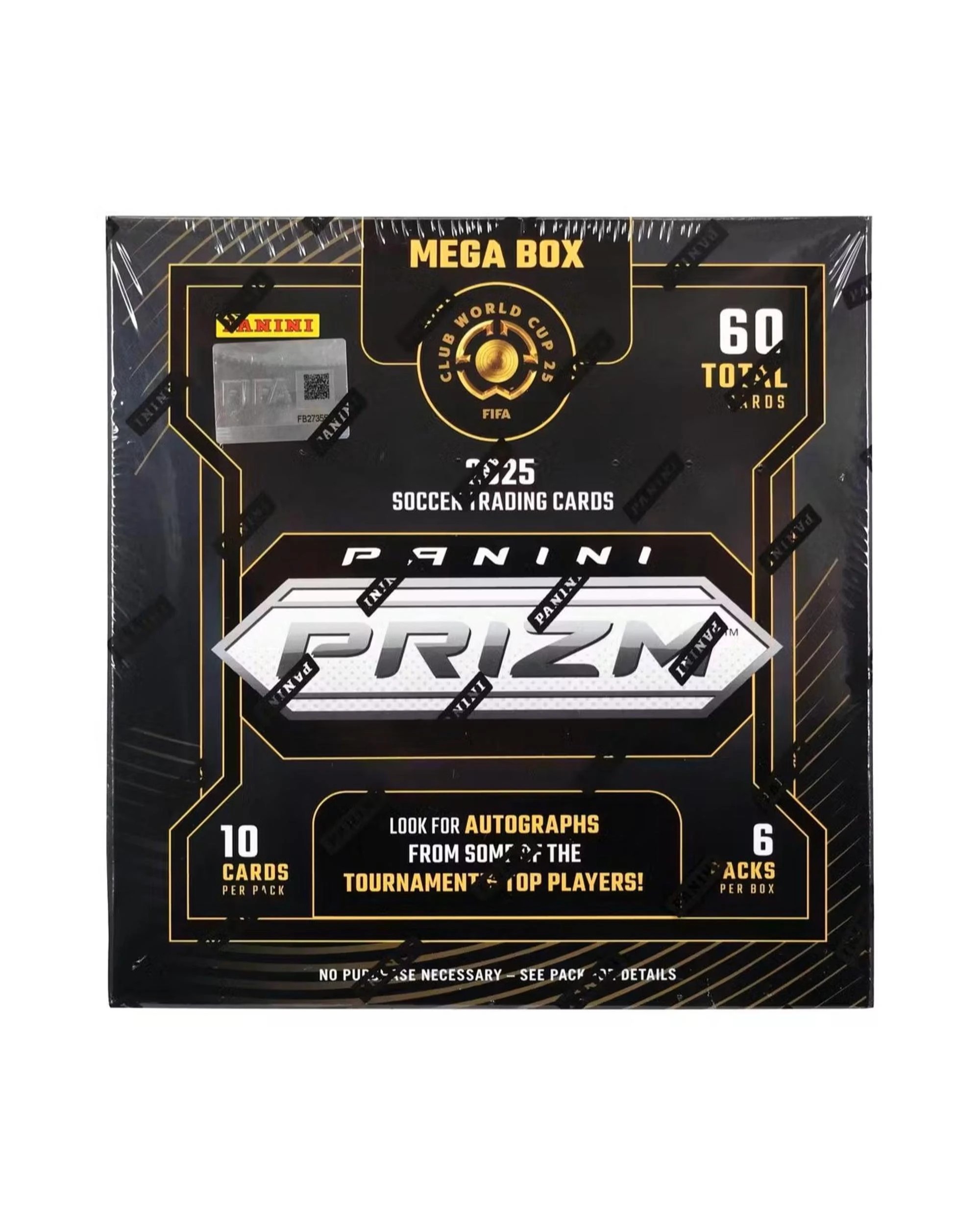 1 Panini 2025 FIFA Club World Cup Prizm Soccer Mega Box, 1 of 8