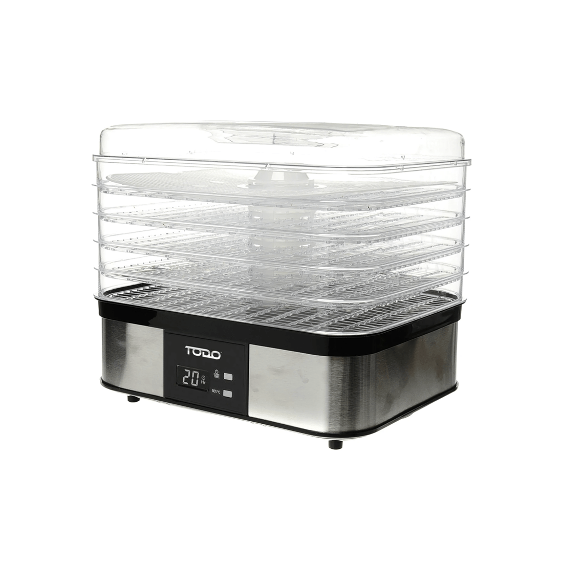 3 TODO 250W Stainless Steel Food Dehydrator Preserve Yogurt Fruit Dryer Jerky Maker, 3 of 7