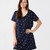 Navy Ditsy