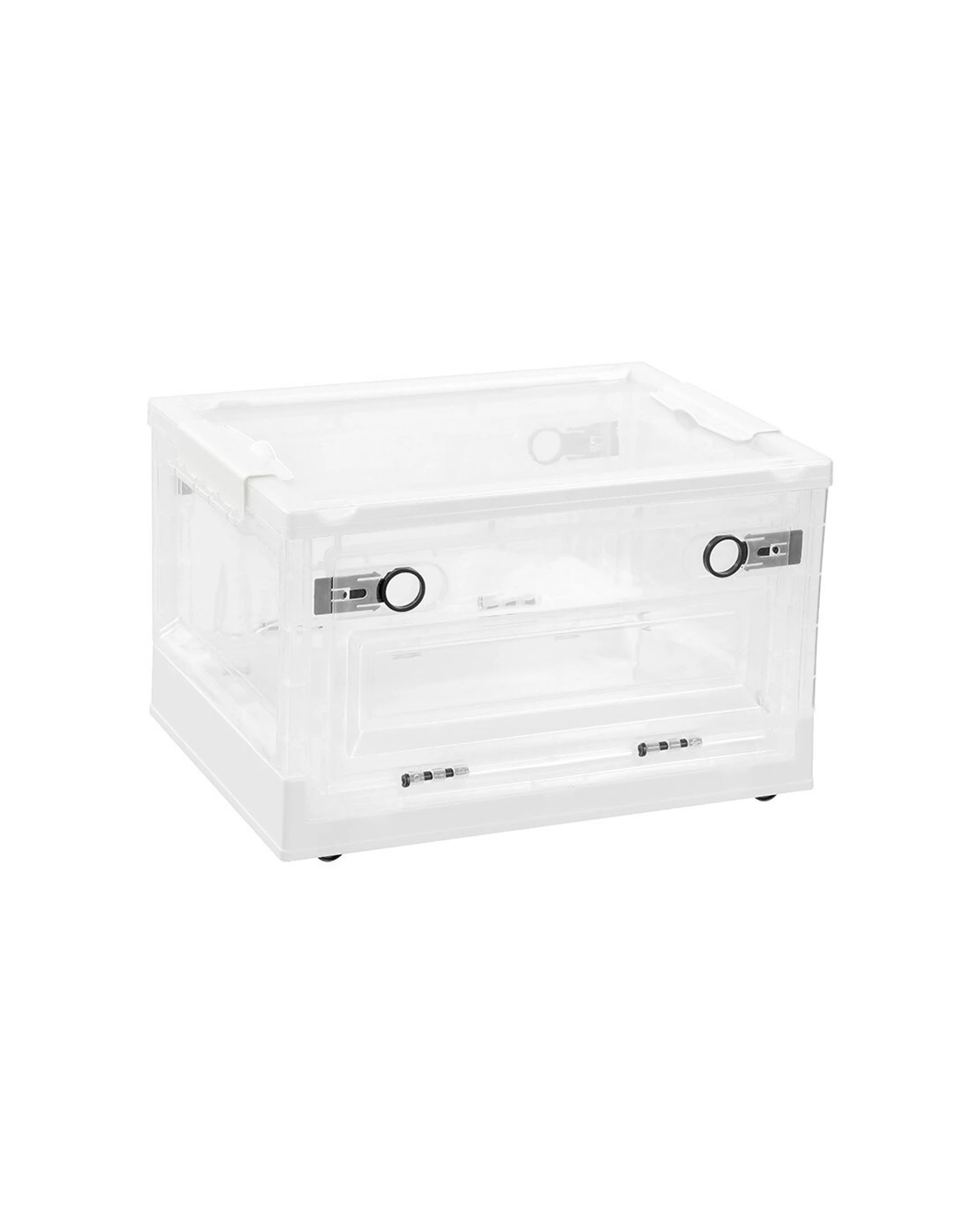 1 Boxsweden Foldaway Stackable Box 18.5L - Stackable Storage Box - Wheels
 - plain, 1 of 9