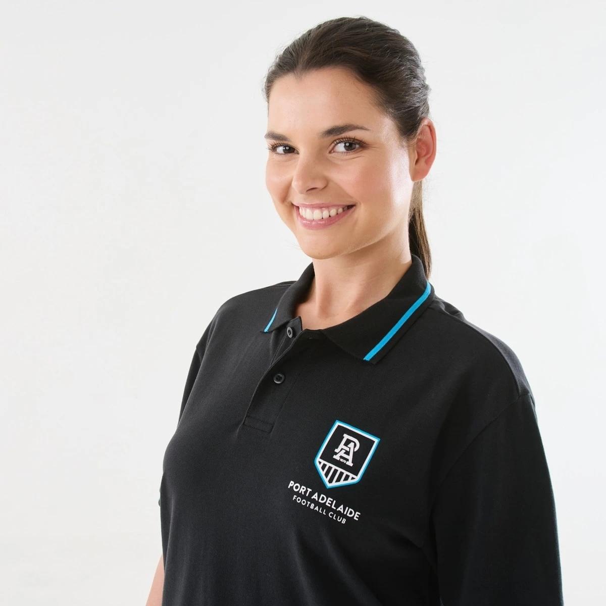 4 Official AFL Adult Polo Shirt Port Adel, 4 of 5