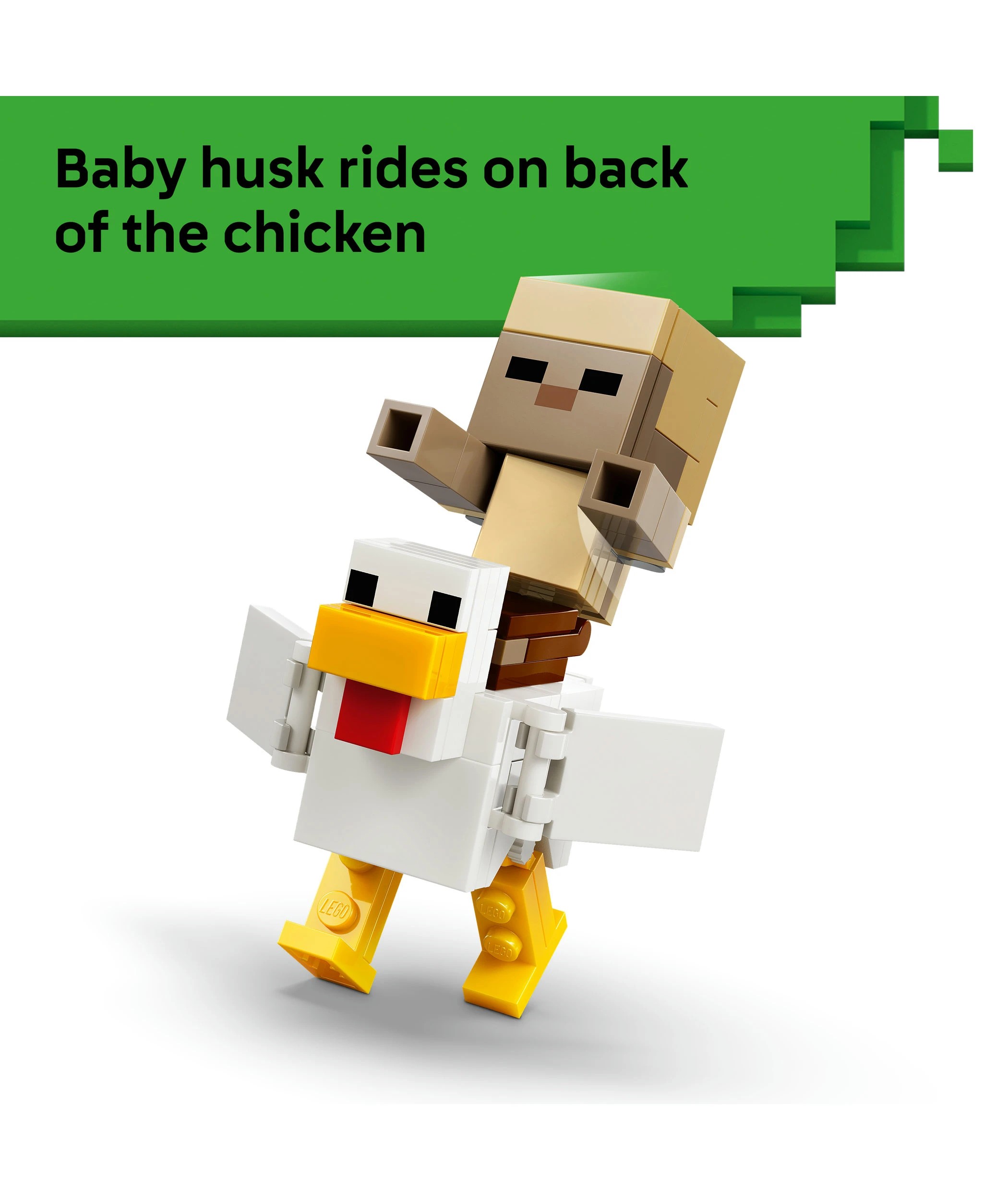 4 LEGO Minecraft Chicken Jockey Desert Attack 21592, 4 of 10