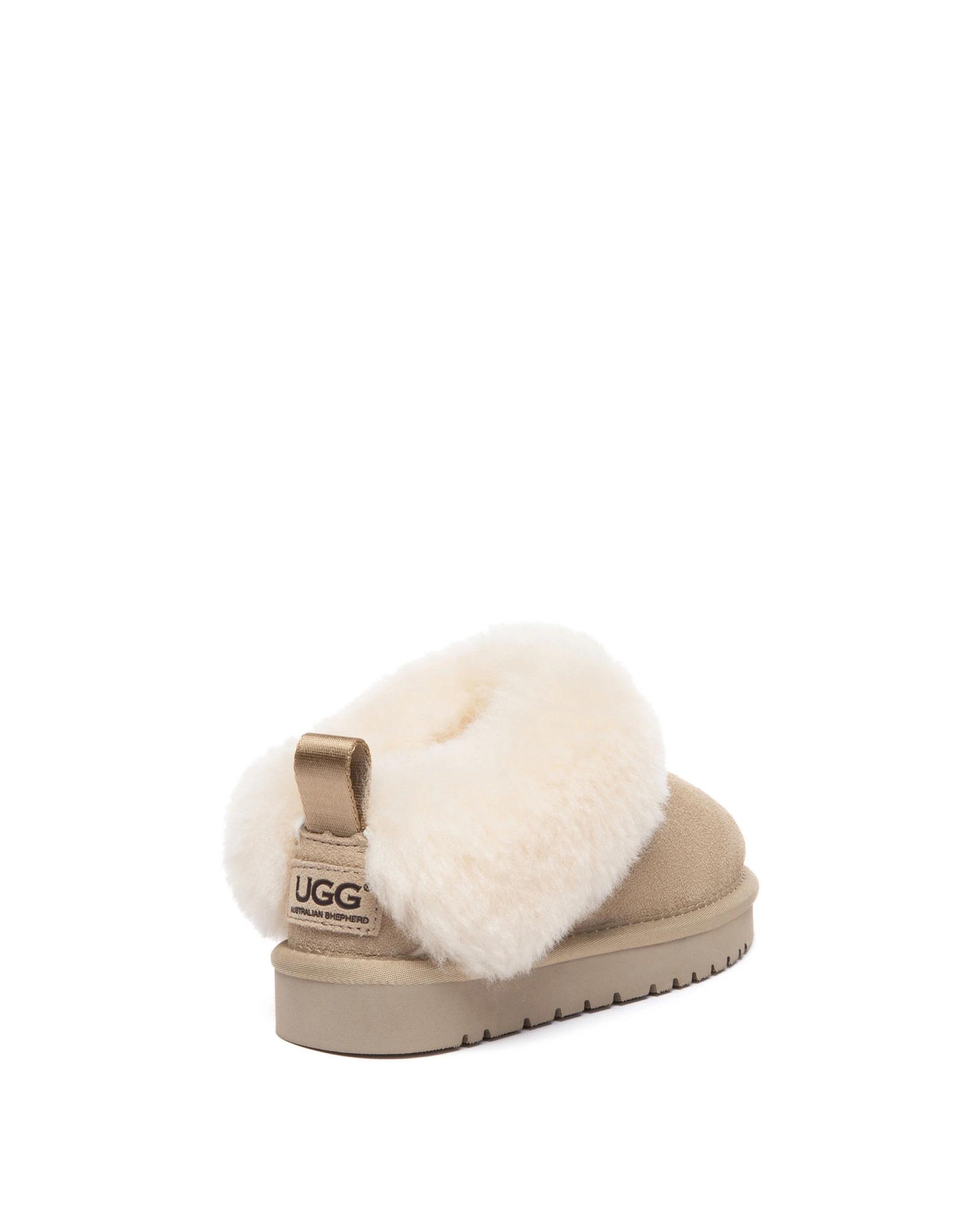 3 Australian Shepherd UGG Kids Glacial Slippers SAND, 3 of 5