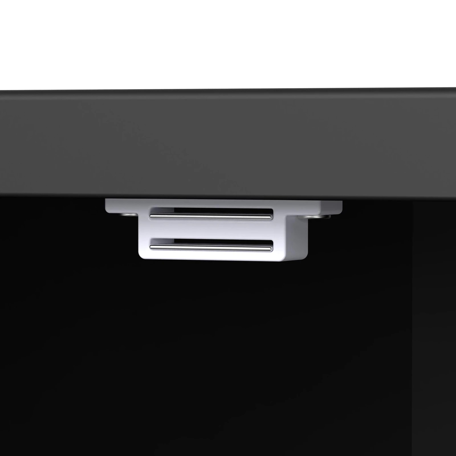 1 Alfordson TV Cabinet Entertainment Unit Stand Hamptons 120cm Storage - Black, 1 of 9