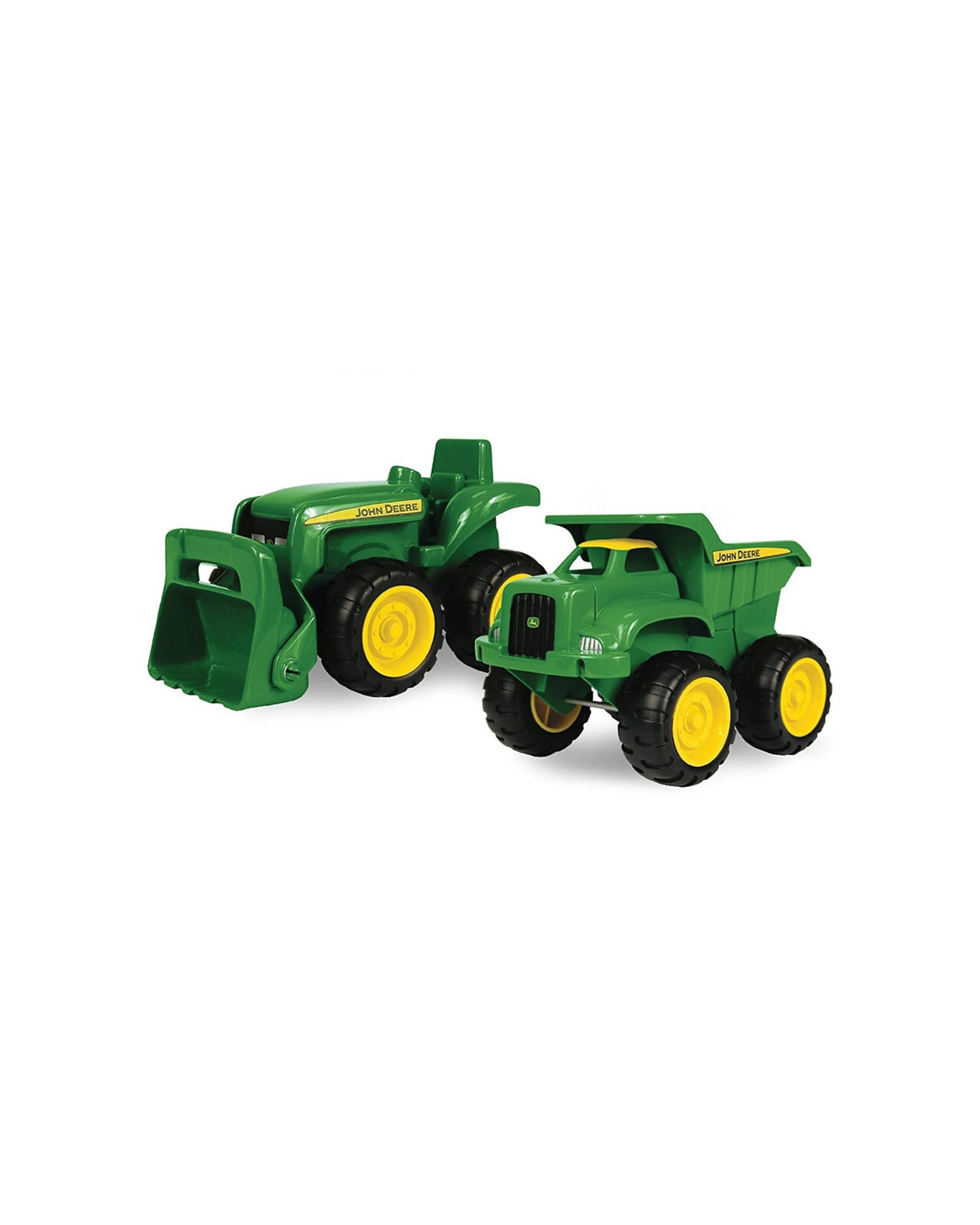 1 John Deere 15cm Kids Sandbox Vehicle 2 Years Plus Tractor With Dump Truck - Green, 1 of 3
