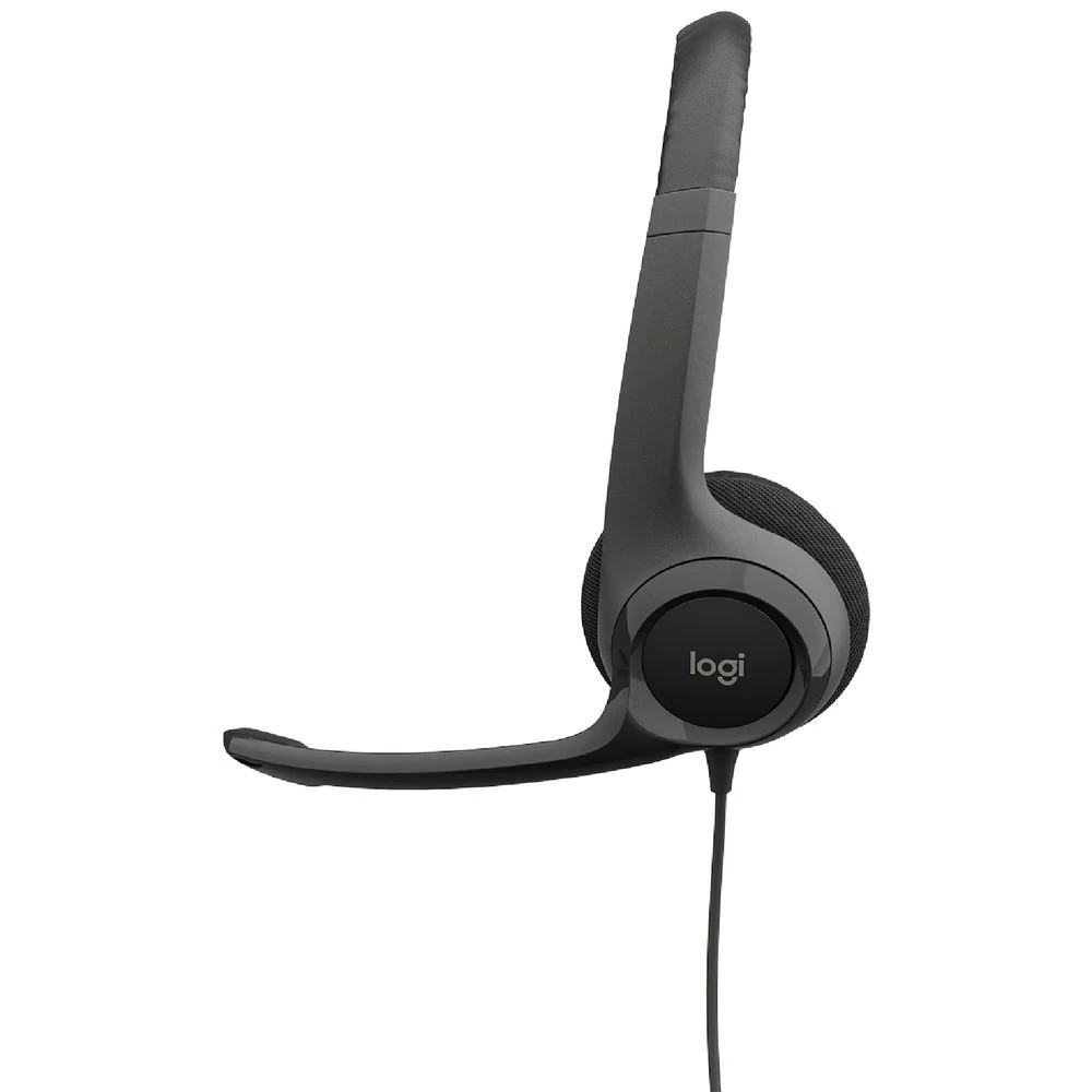3 Logitech H390 USB Computer Headset Black, 3 of 8