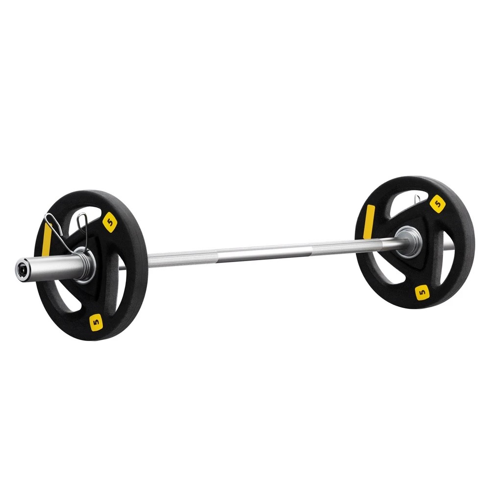 1 Everfit Barbells Set 16kg 120cm Dumbbells - Multi, 1 of 6