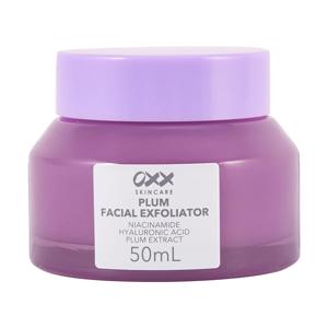 OXX Skincare Plum Facial Exfoliator 50ml - Niacinamide, Hyaluronic Acid and Plum Extract