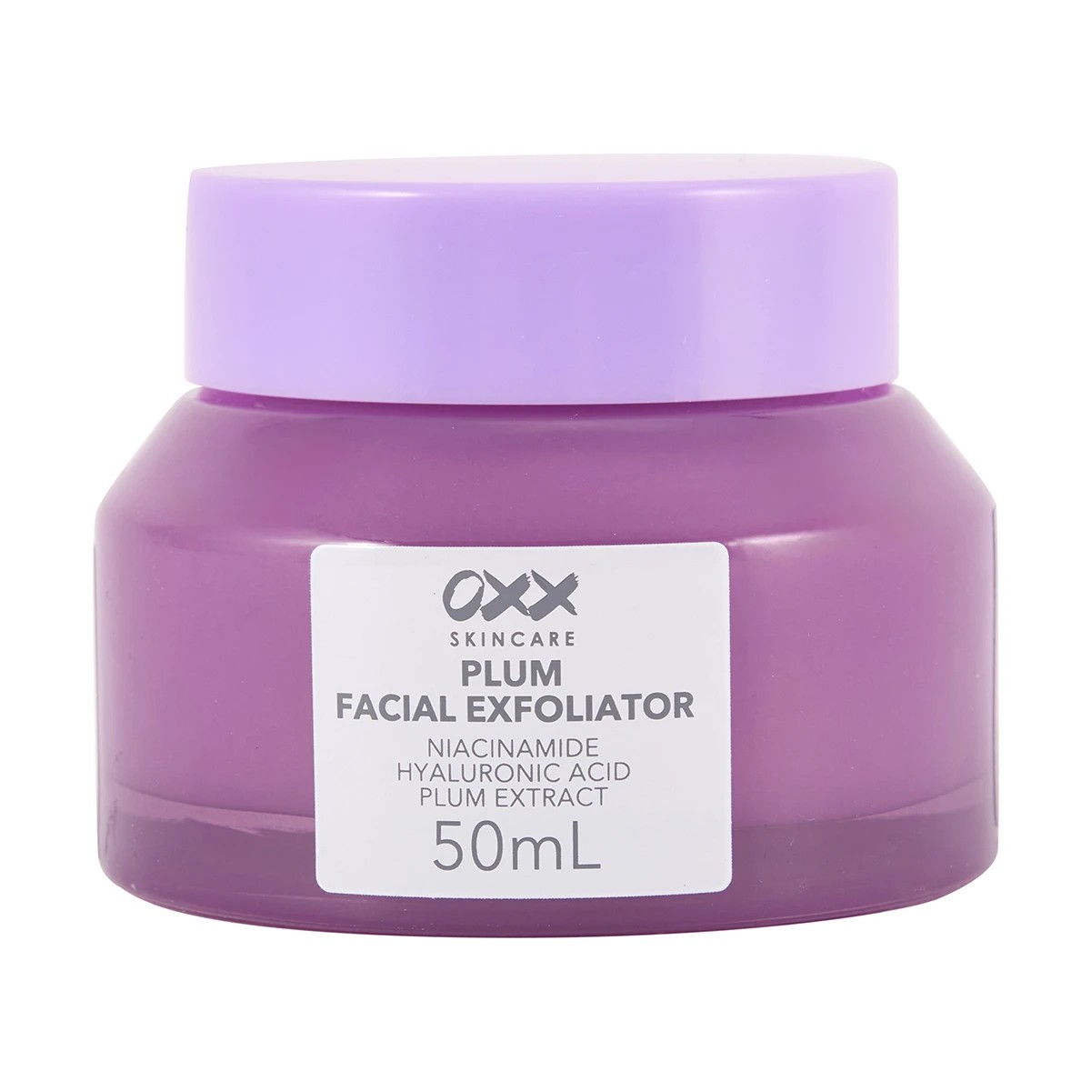 1 OXX Skincare Plum Facial Exfoliator 50ml - Niacinamide, Hyaluronic Acid and Plum Extract, 1 of 6
