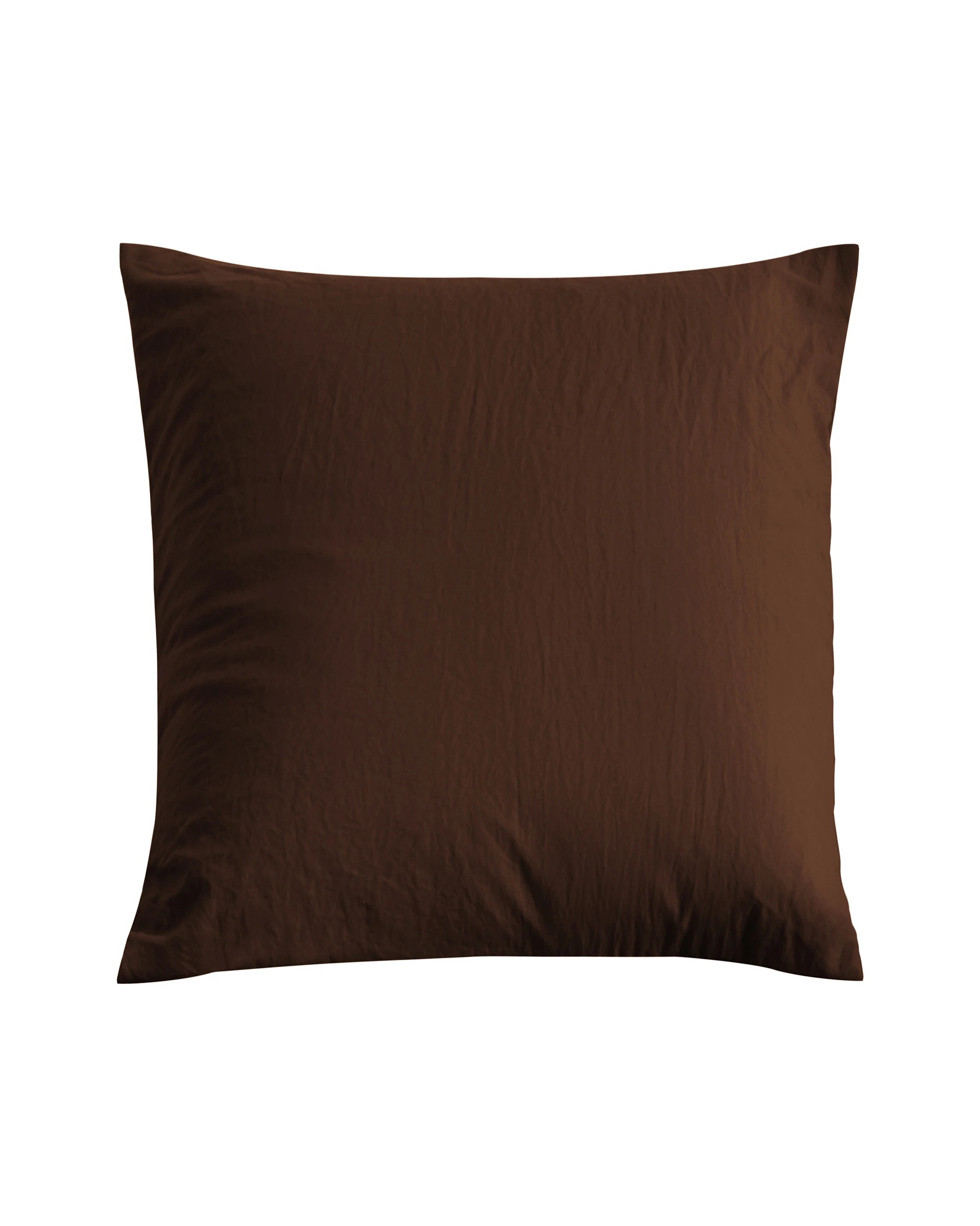 5 Dreamaker Superfine Washed Microfibre European Pillowcase - Chocolate, 5 of 5