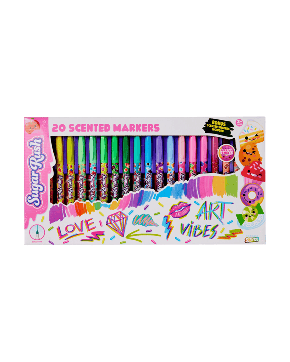 20 Pack Scentos Sugar Rush Scented Markers