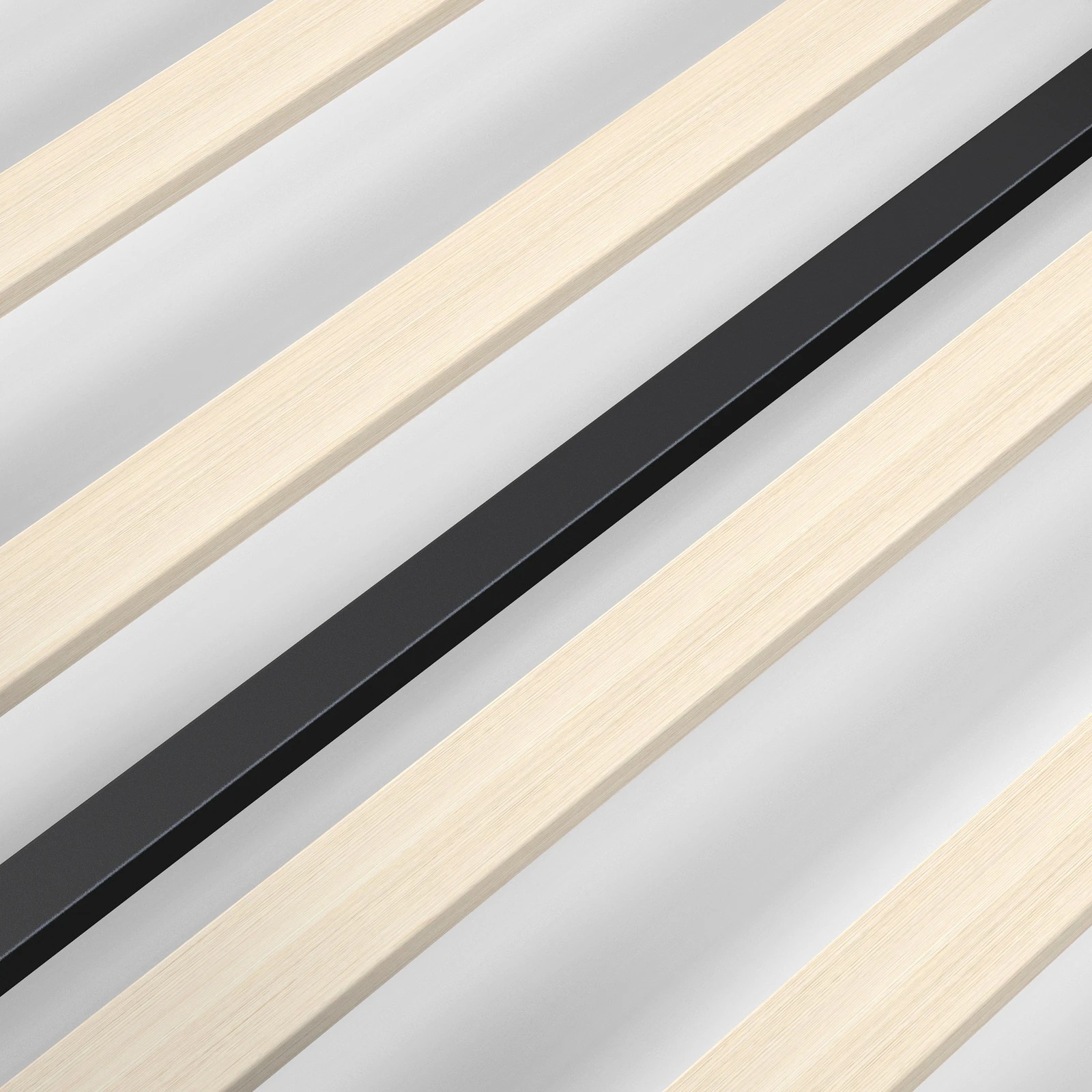 7 Alfordson Bed Frame Single Size Upholstered Platform Boucle Harlene - White, 7 of 10