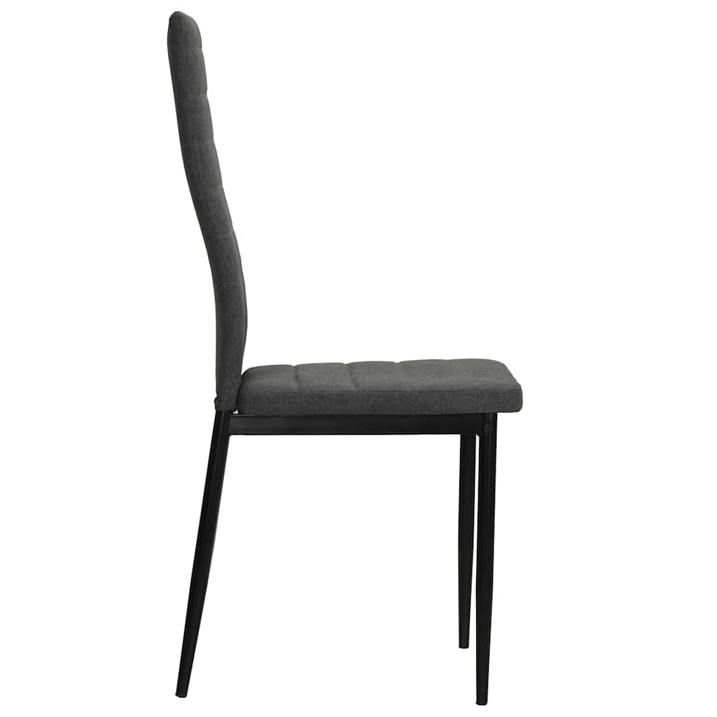 4 vidaXL Dining chair Ergonomic - Grey, 4 of 8