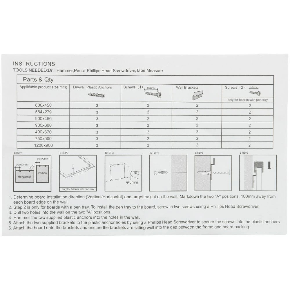 8 Otto Chalkboard Oak Frame 600x450mm, 8 of 9