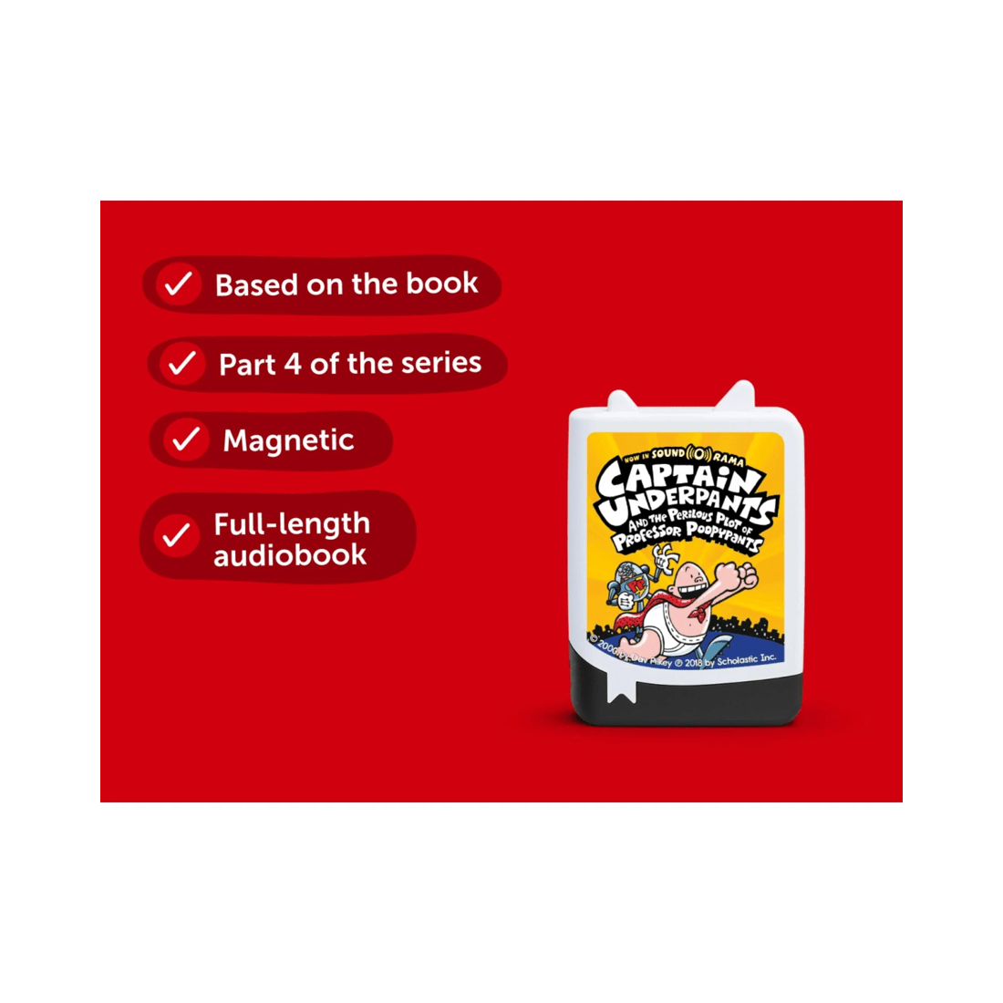5 Dav Pilkey - Captain Underpants and the Perilous Plot of Professor Poopypants Book Tonie - Multi, 5 of 6