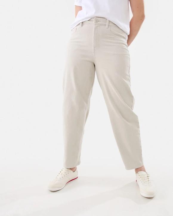 Cord Barrel Leg Pants