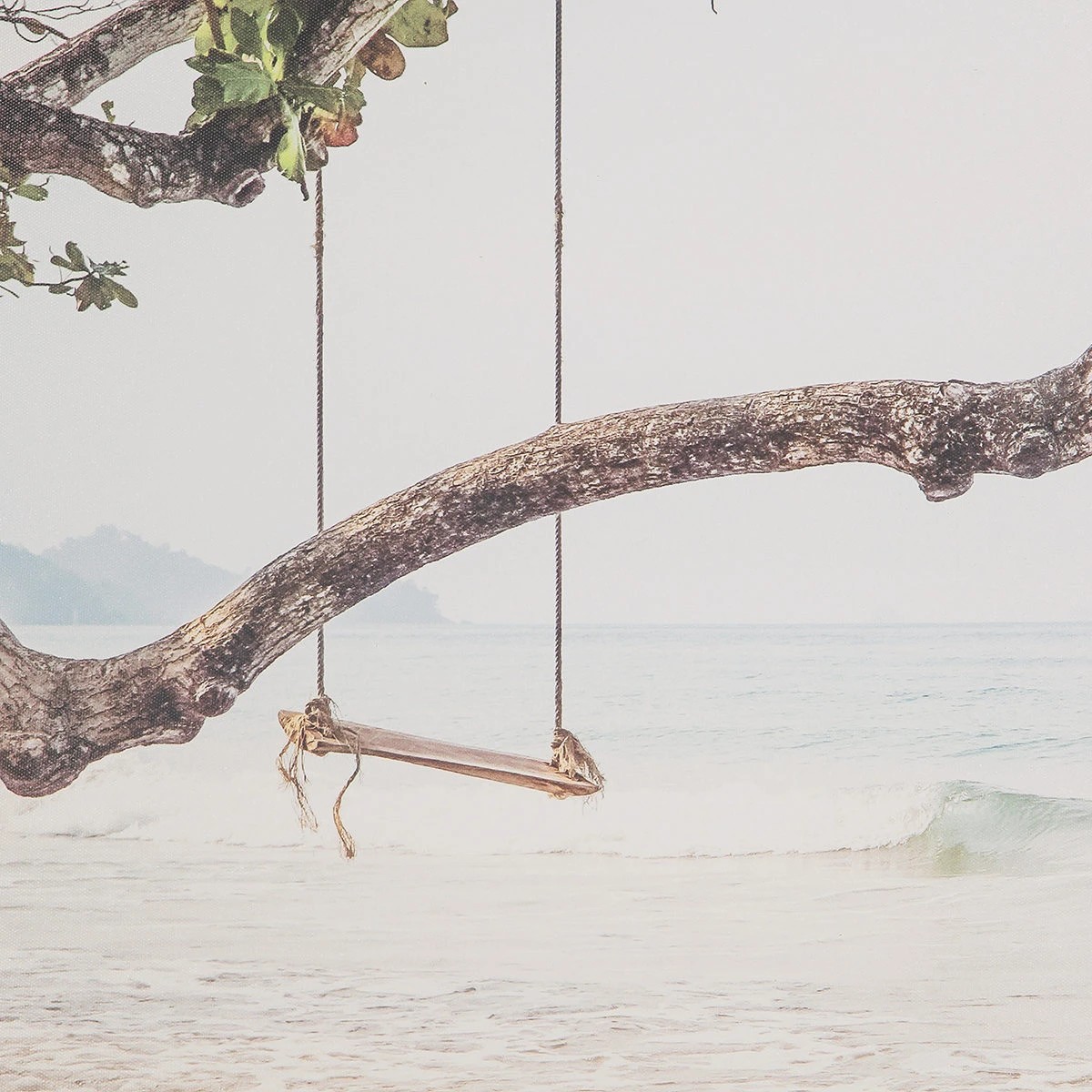 3 Beach Swing Framed Canvas, 3 of 5