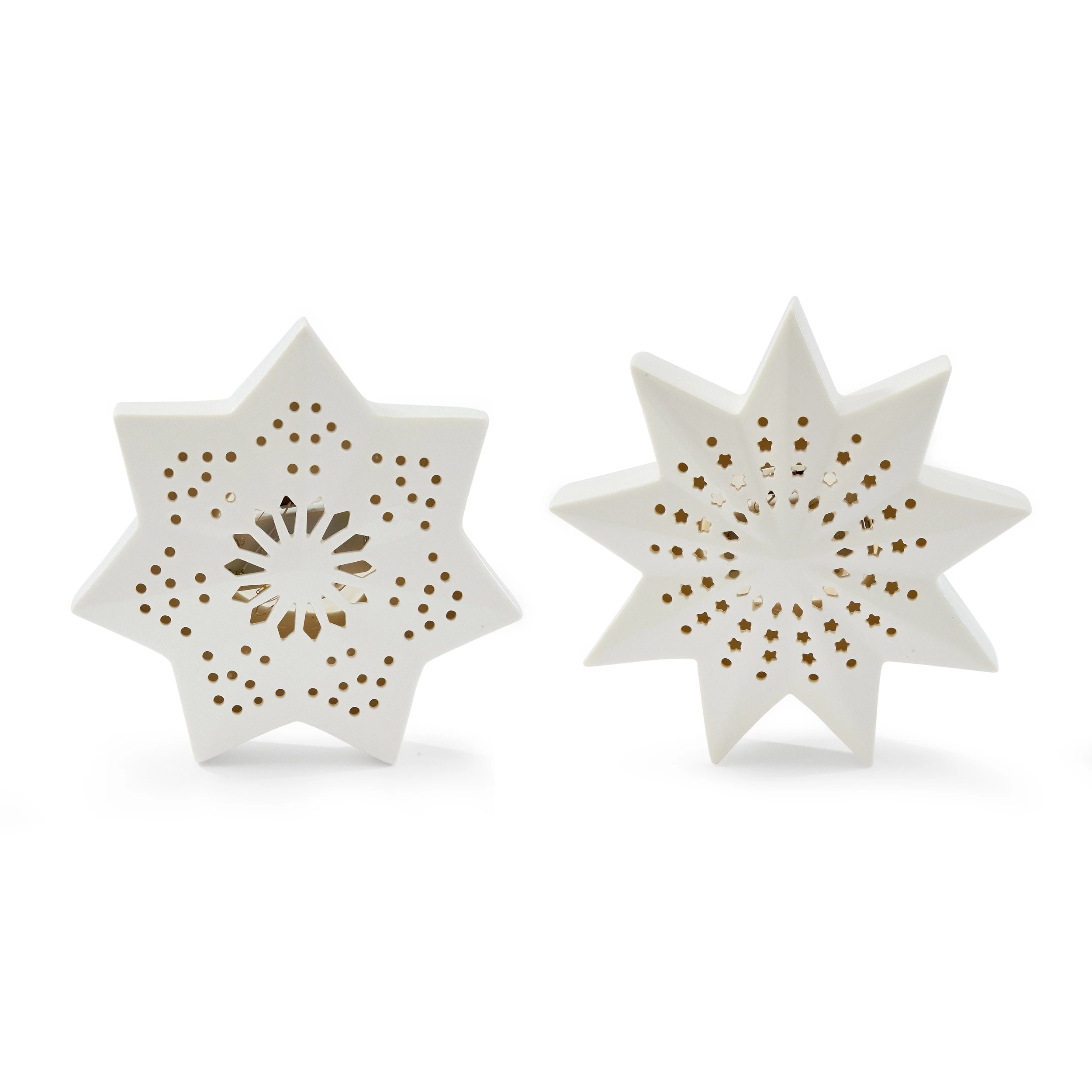 3 Battery Operated LED Light Up Star Decoration - Assorted, 3 of 9