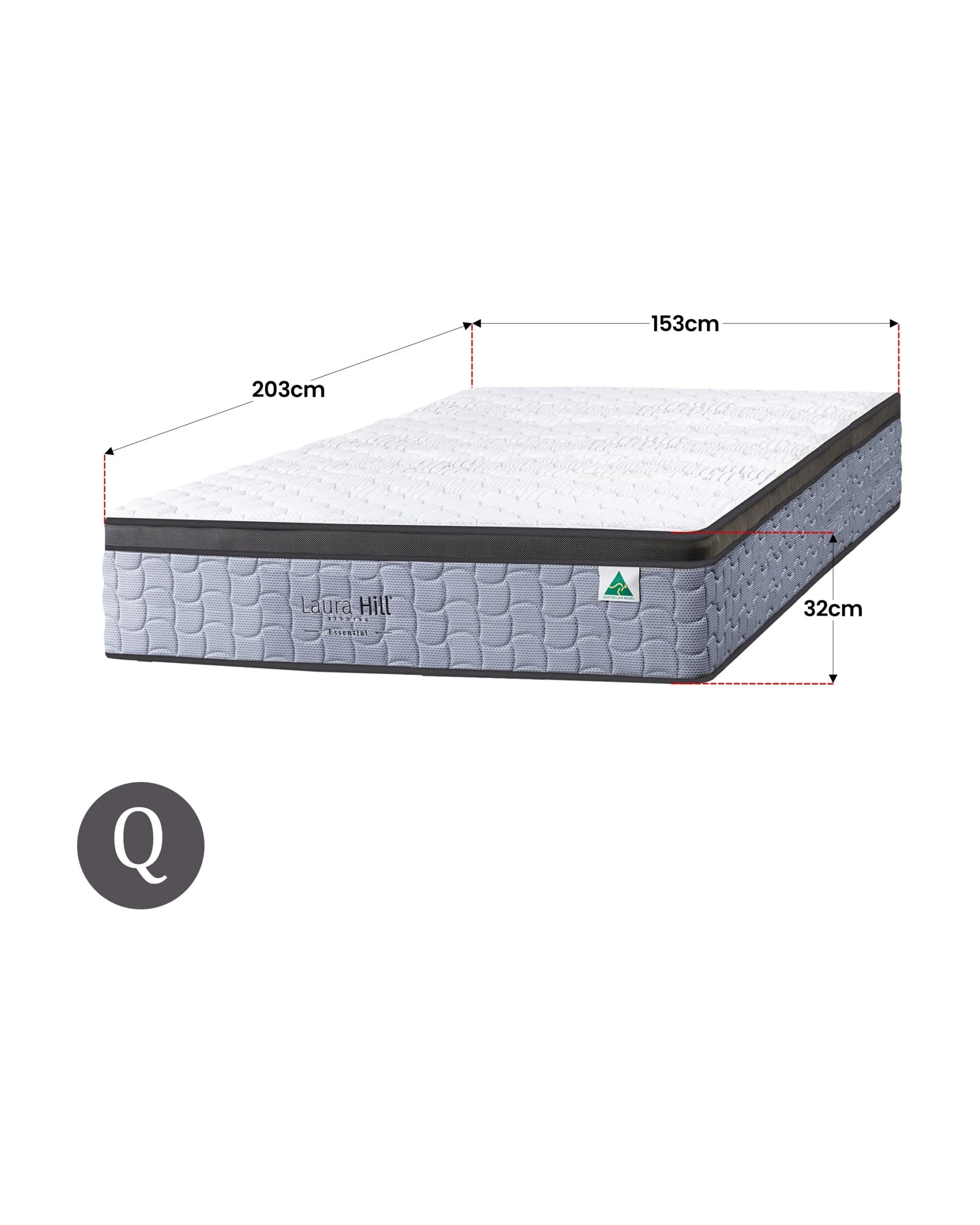 3 Laura Hill Essential Australian Made Queen Premium Mattress, 3 of 3