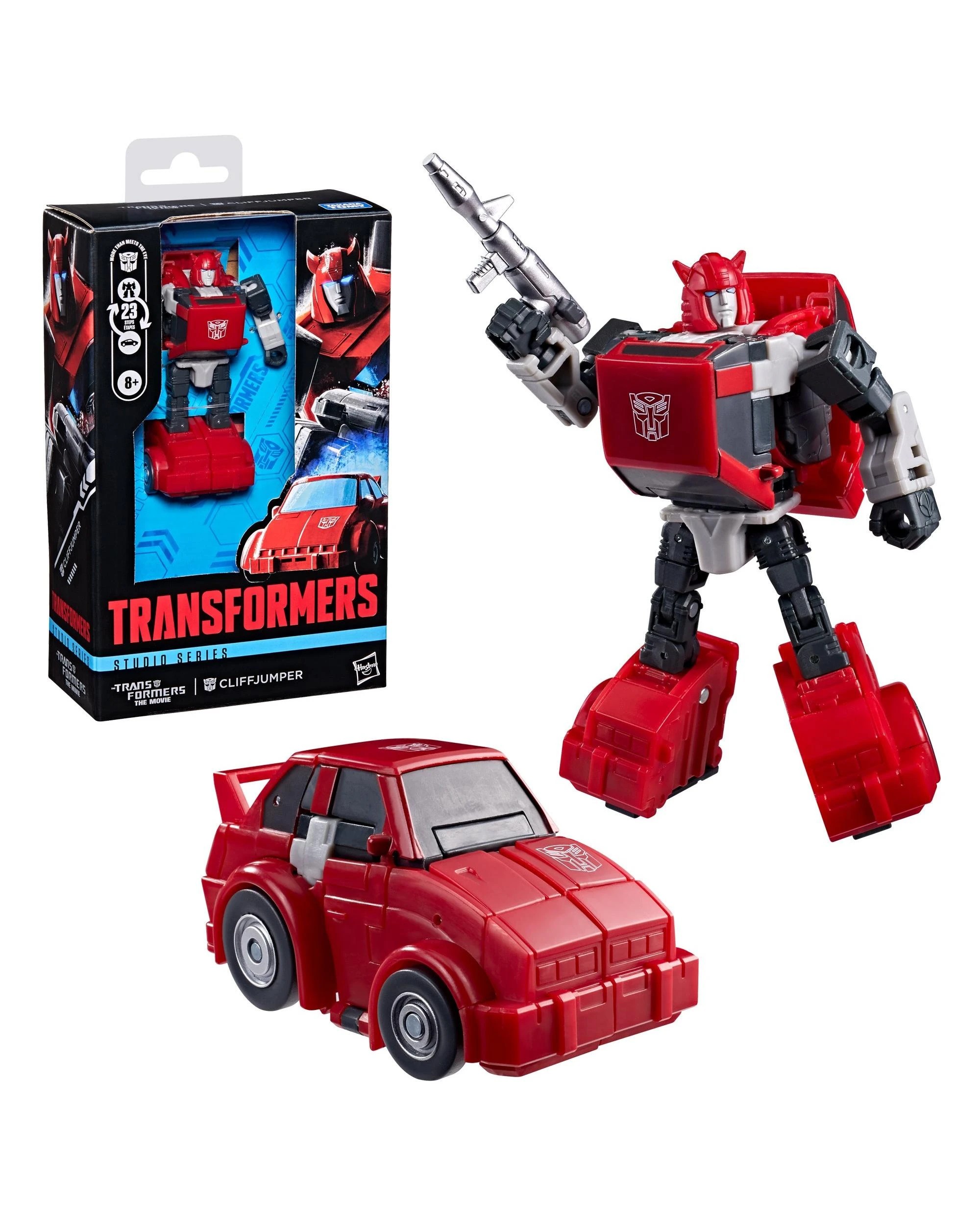 1 Transformers Studio Series Deluxe Class The Transformers: The Movie Cliffjumper Action Figure, 1 of 6