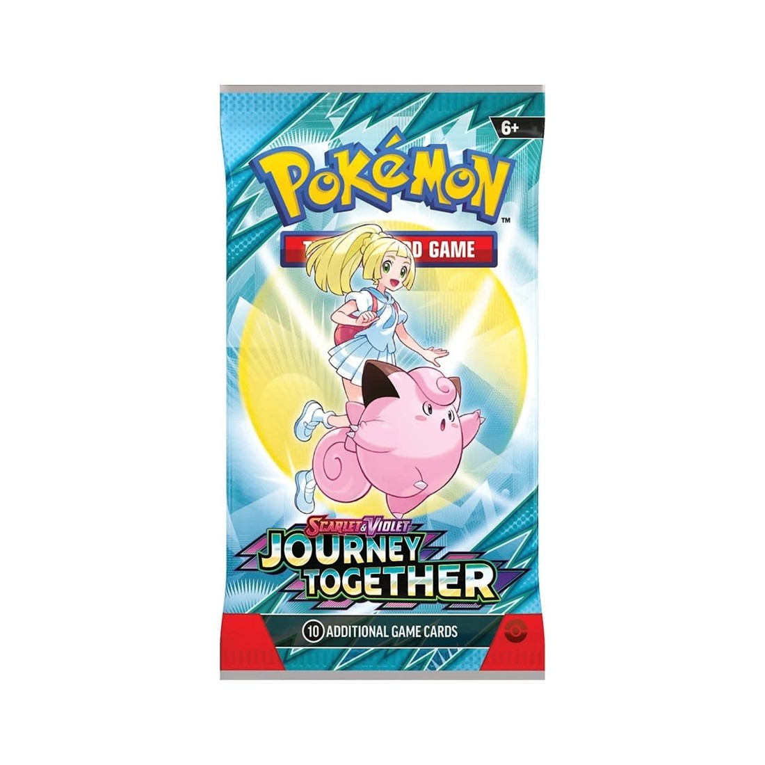6 Pokemon Trading Card Game: Scarlet Violet Journey Together Booster Pack, 6 of 8