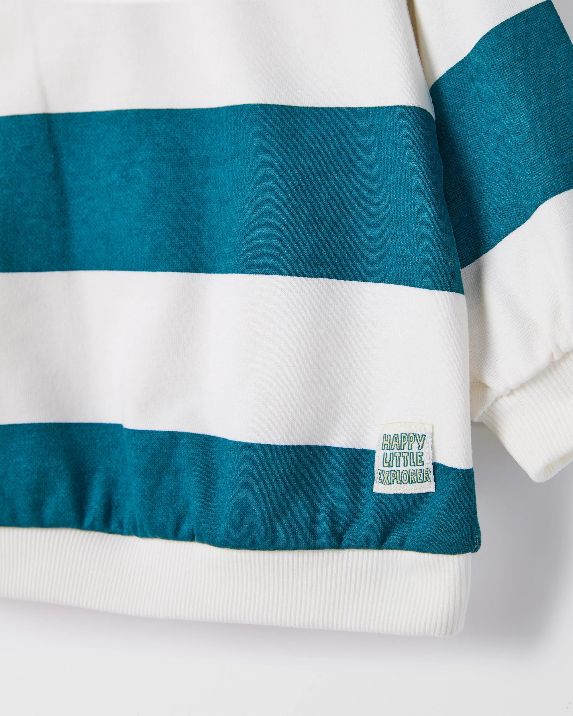 2 Target Baby Baby Organic Cotton Jumper FORREST STRIPE, 2 of 2