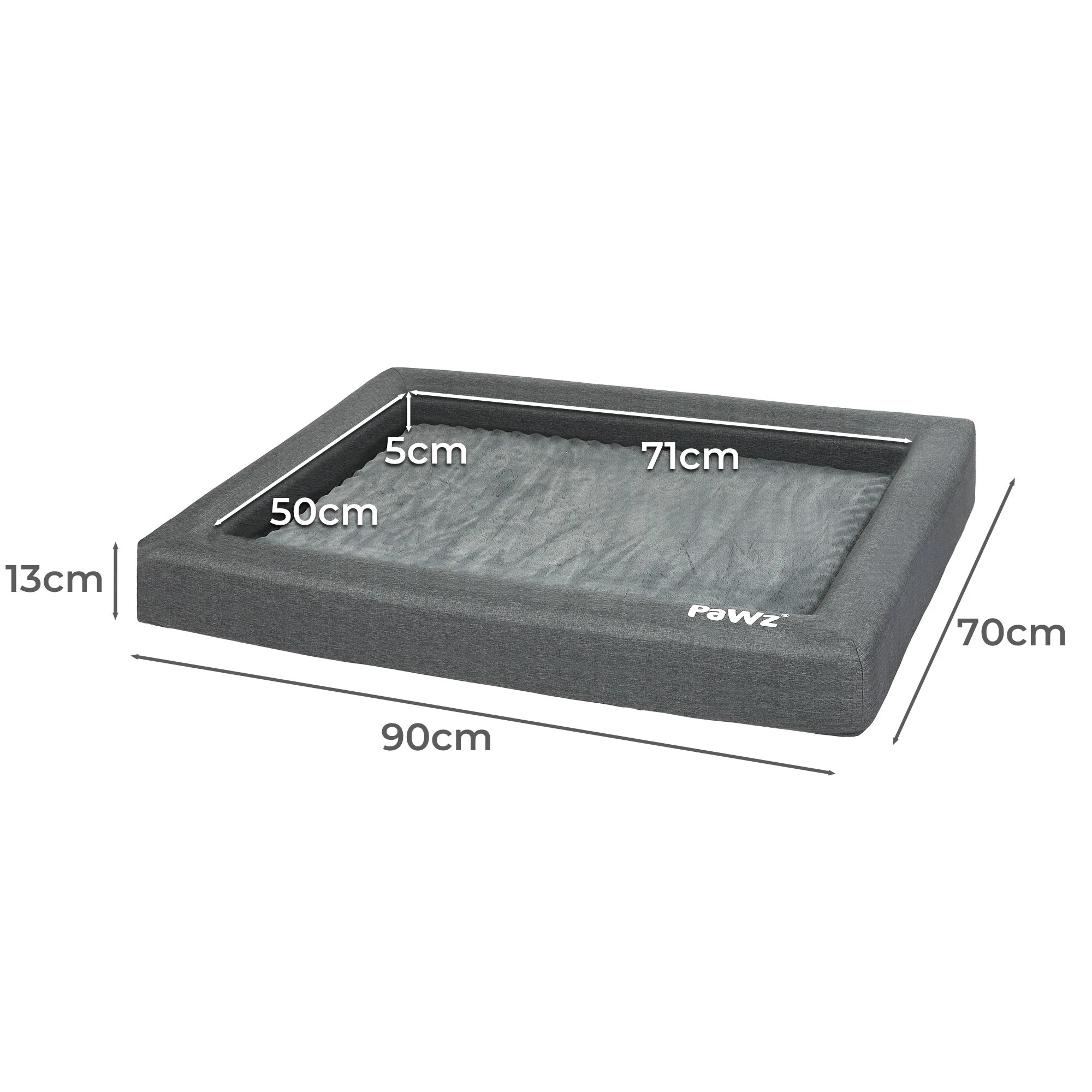 3 Pawz Memory Foam Pet Bed Large, 3 of 6