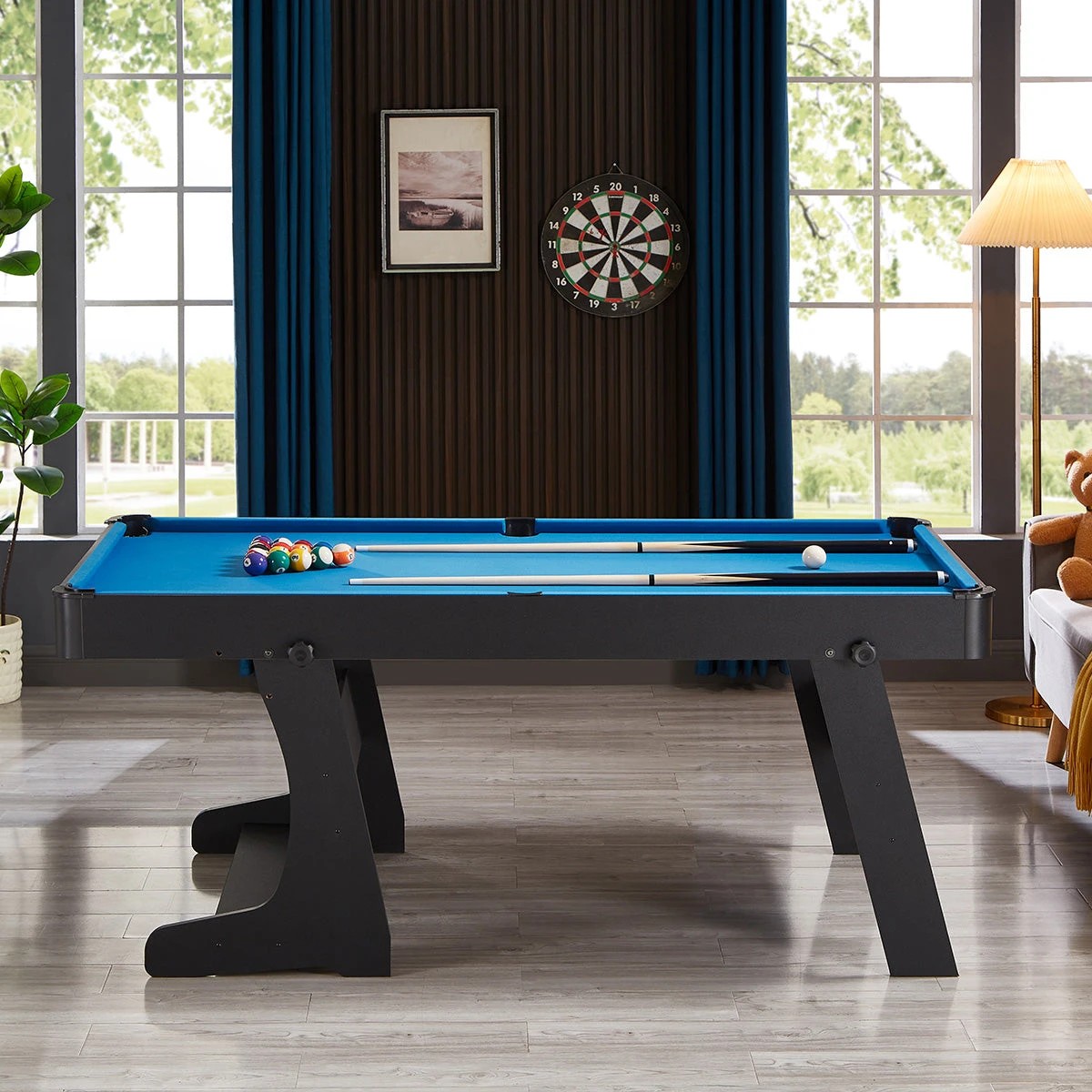 8 ActiveGo BreakShot Fold Up Pool Table, 8 of 10