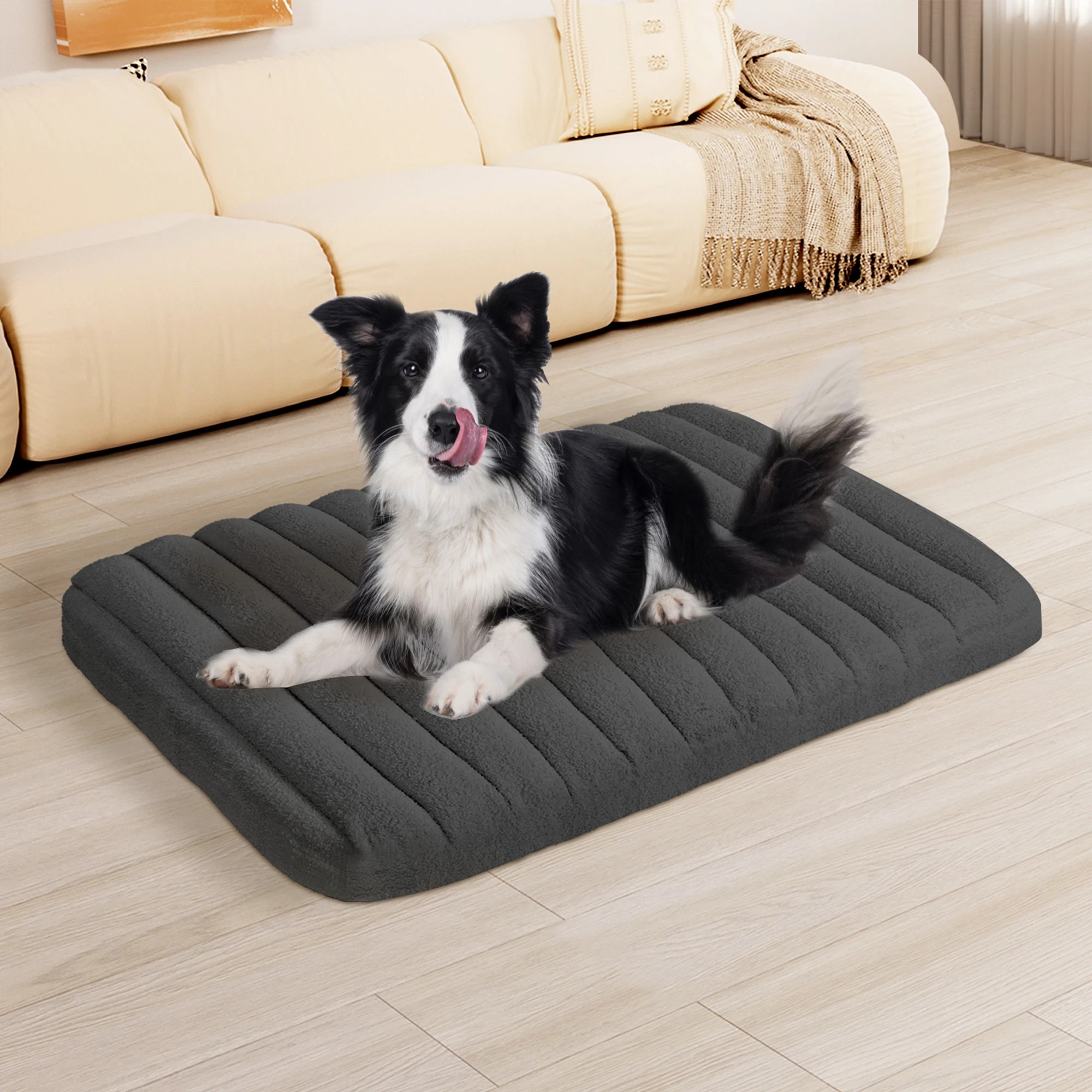 4 Pawz Pet Bed Teddy Fleece Large, 4 of 7