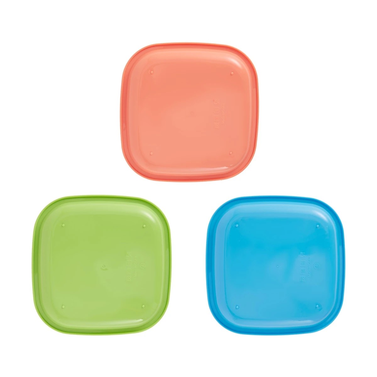 6 3 Pack Square Plates - Assorted, 6 of 7