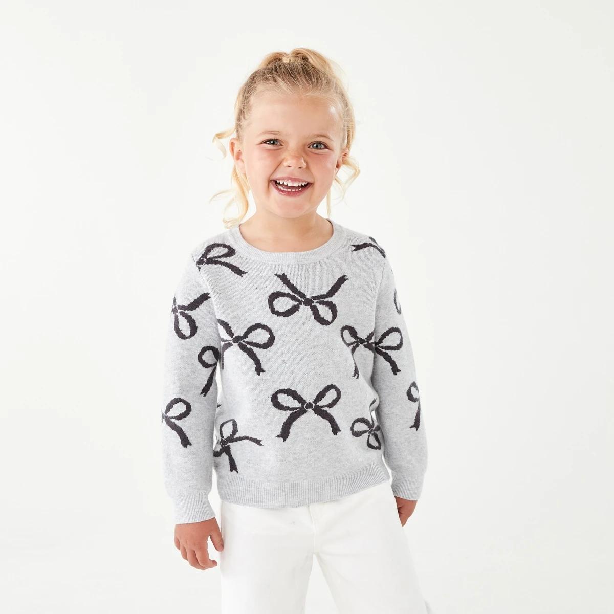 1 Jacquard Knit Jumper Bow, 1 of 8