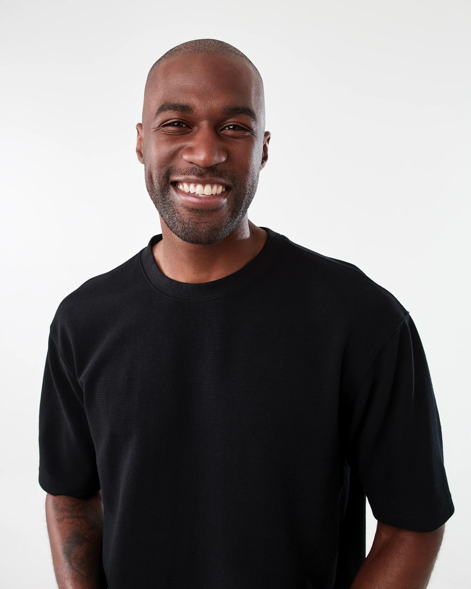 4 Oversized Ottoman T-shirt Black, 4 of 5