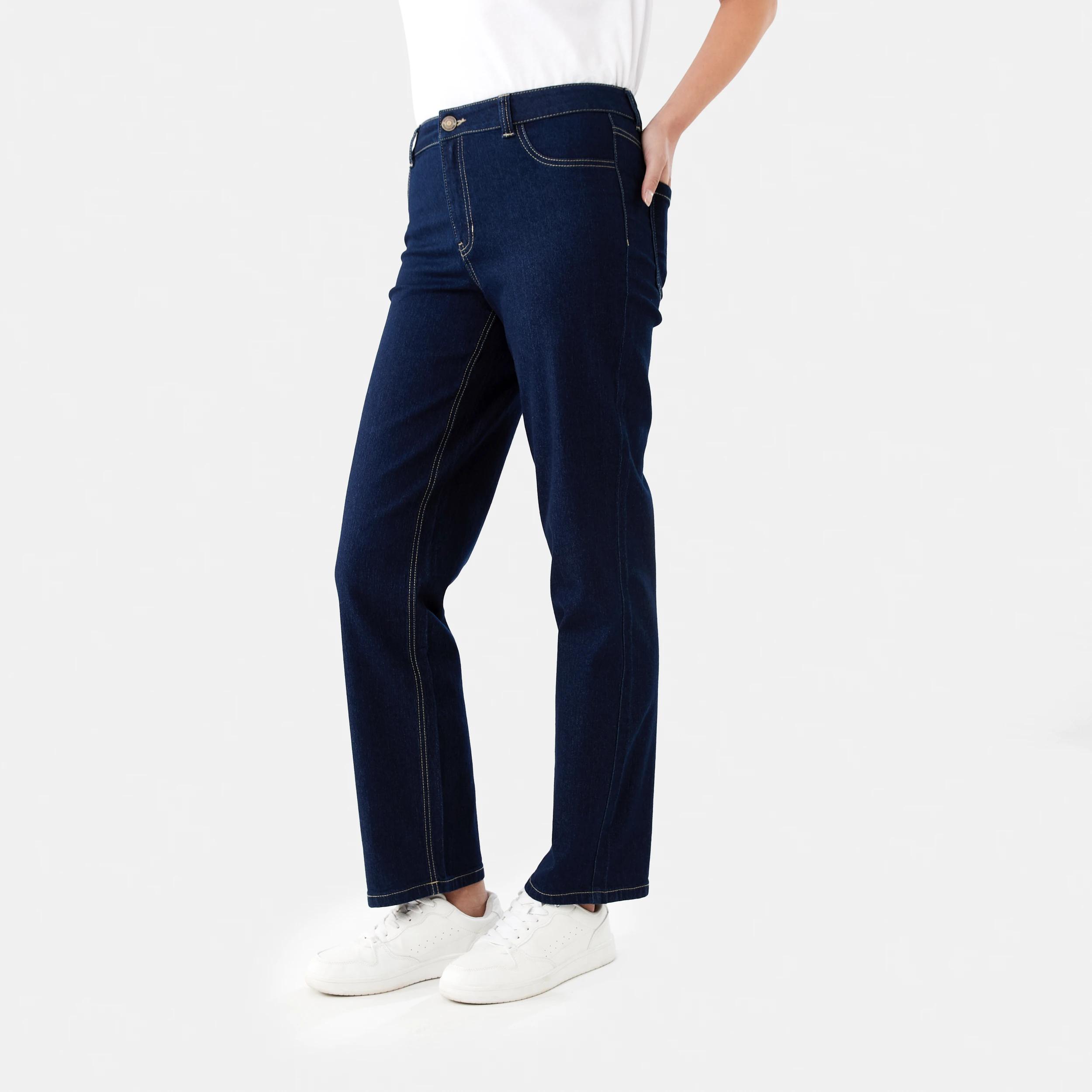 3 Classic Straight Jeans DENIM INDIGO, 3 of 10