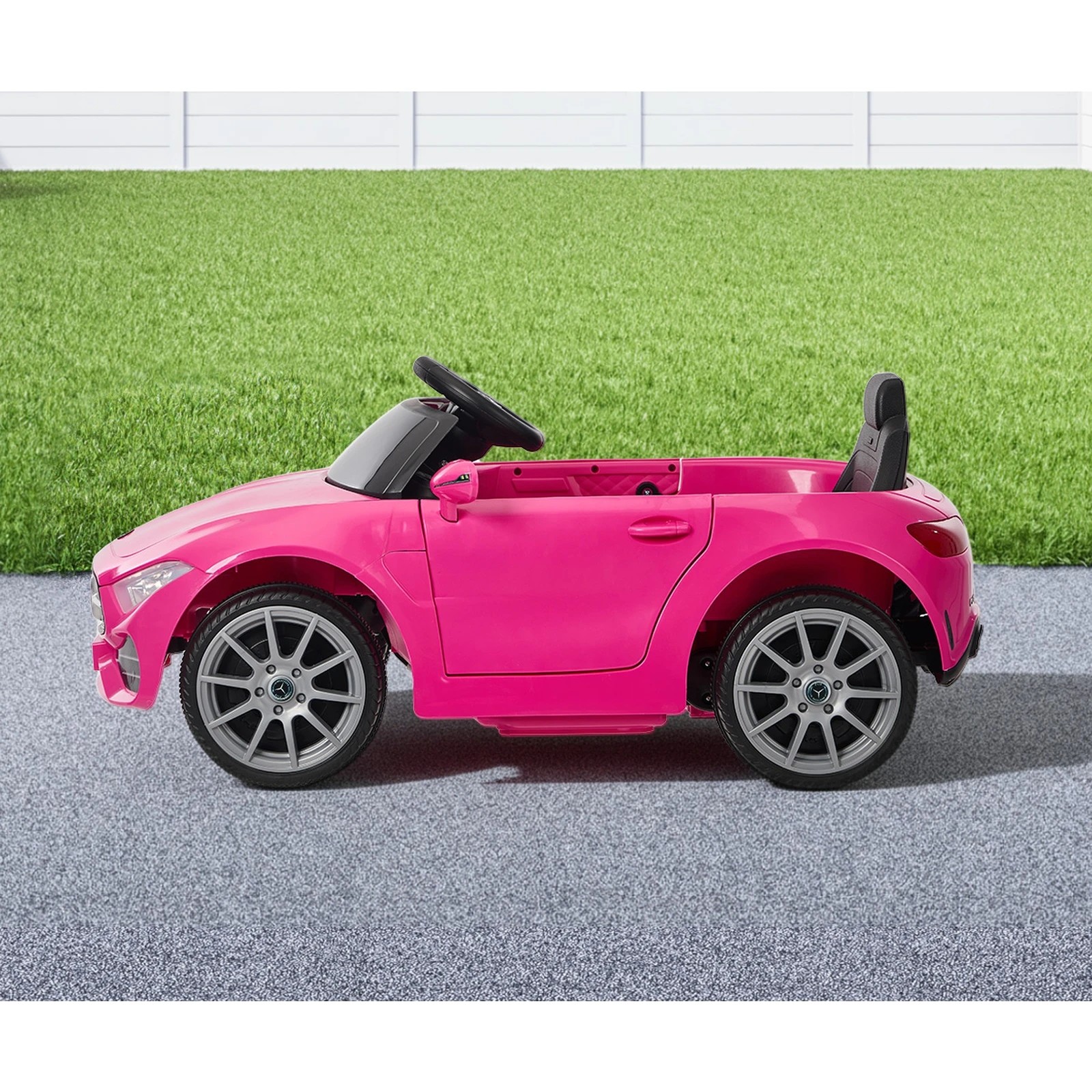 9 Kids Ride On Car 12V Mercedes-Benz Licensed Remote Control Toy
 - pink, 9 of 10