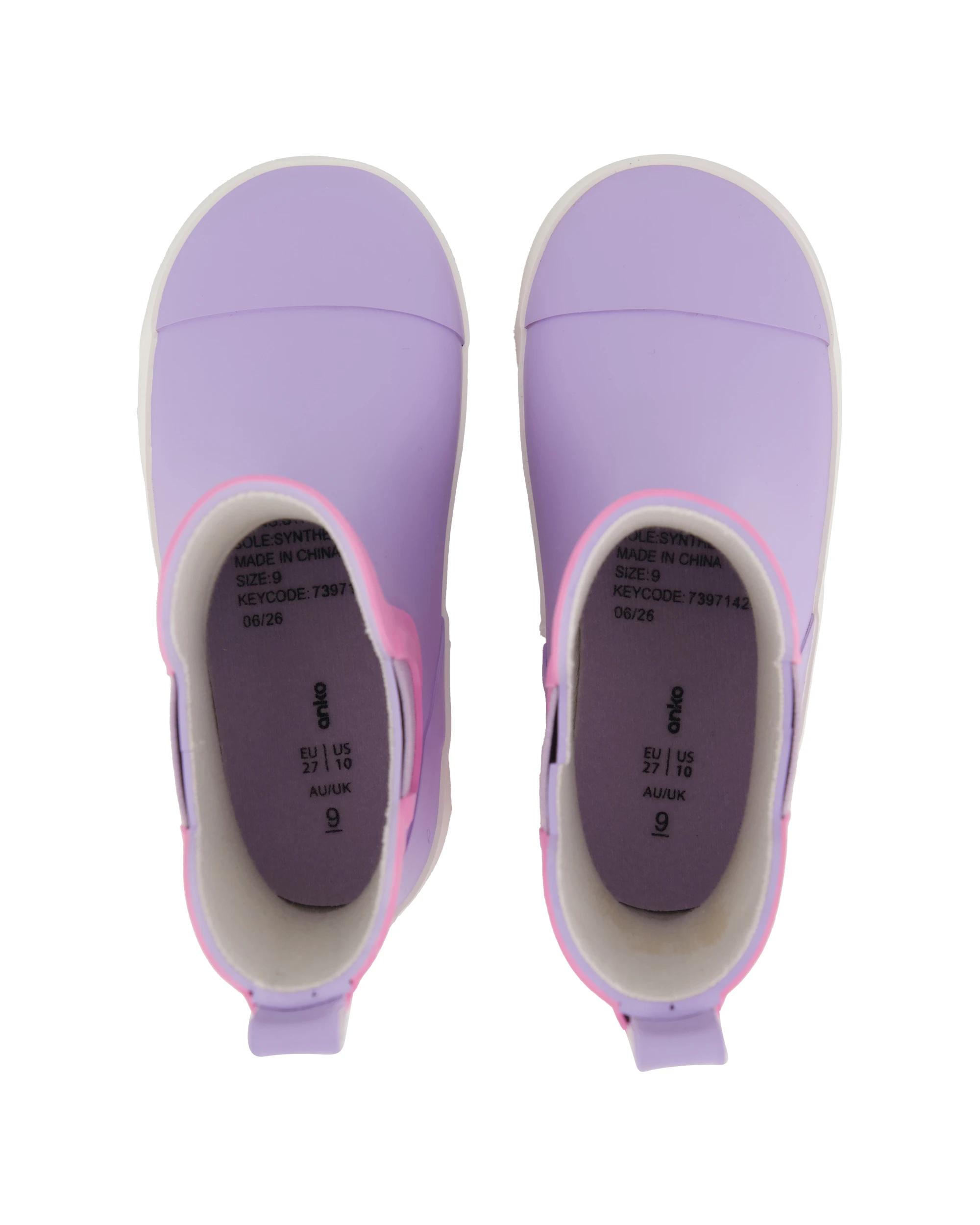 3 Junior Rainboots Pinktrim, 3 of 5