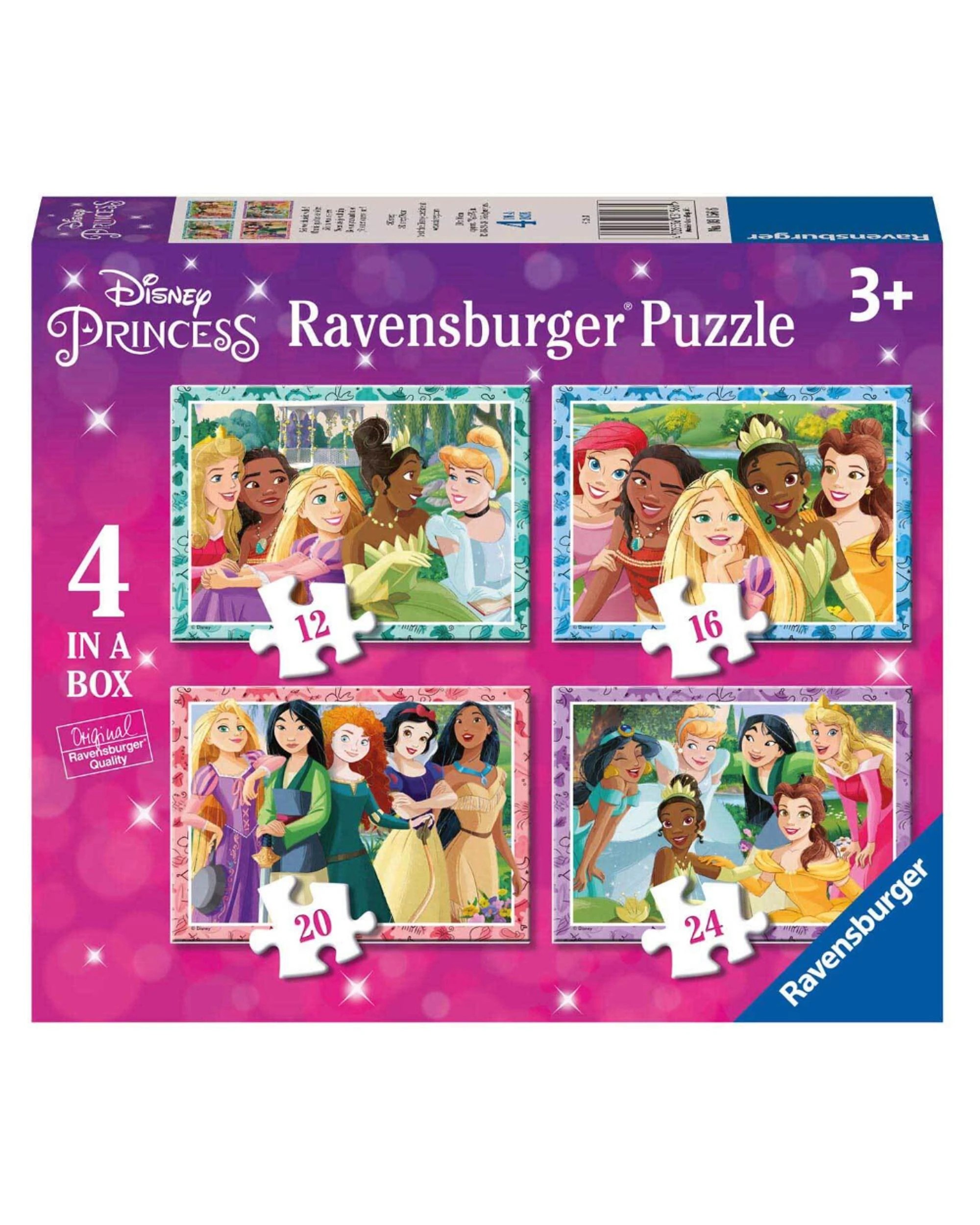 1 Ravensburger Disney Princess 4 In 1 Jigsaw Puzzle, 1 of 4