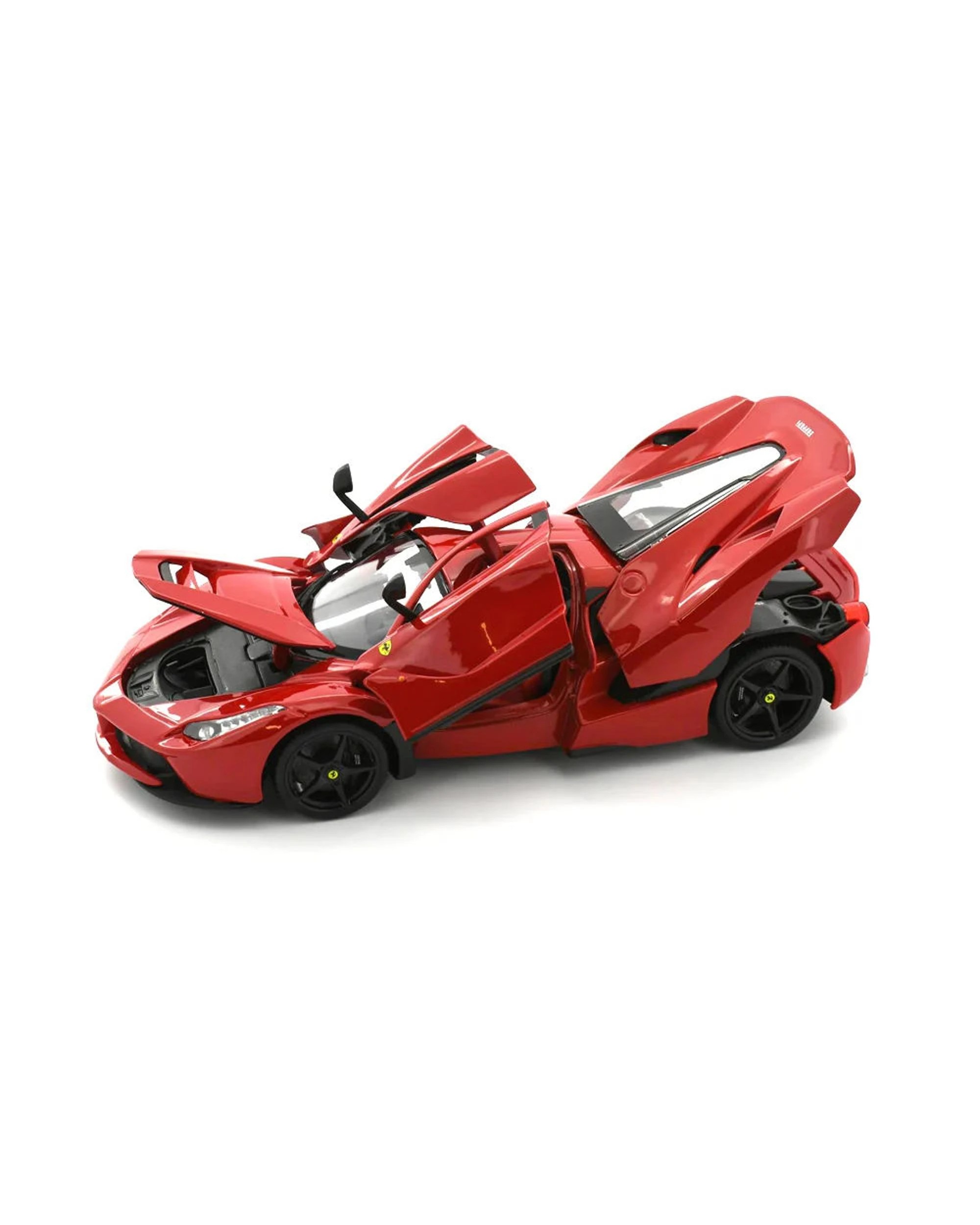 6 Bburago Race and Play 2013 Ferrari LaFerrari Red 1:18 Scale Diecast Vehicle, 6 of 10