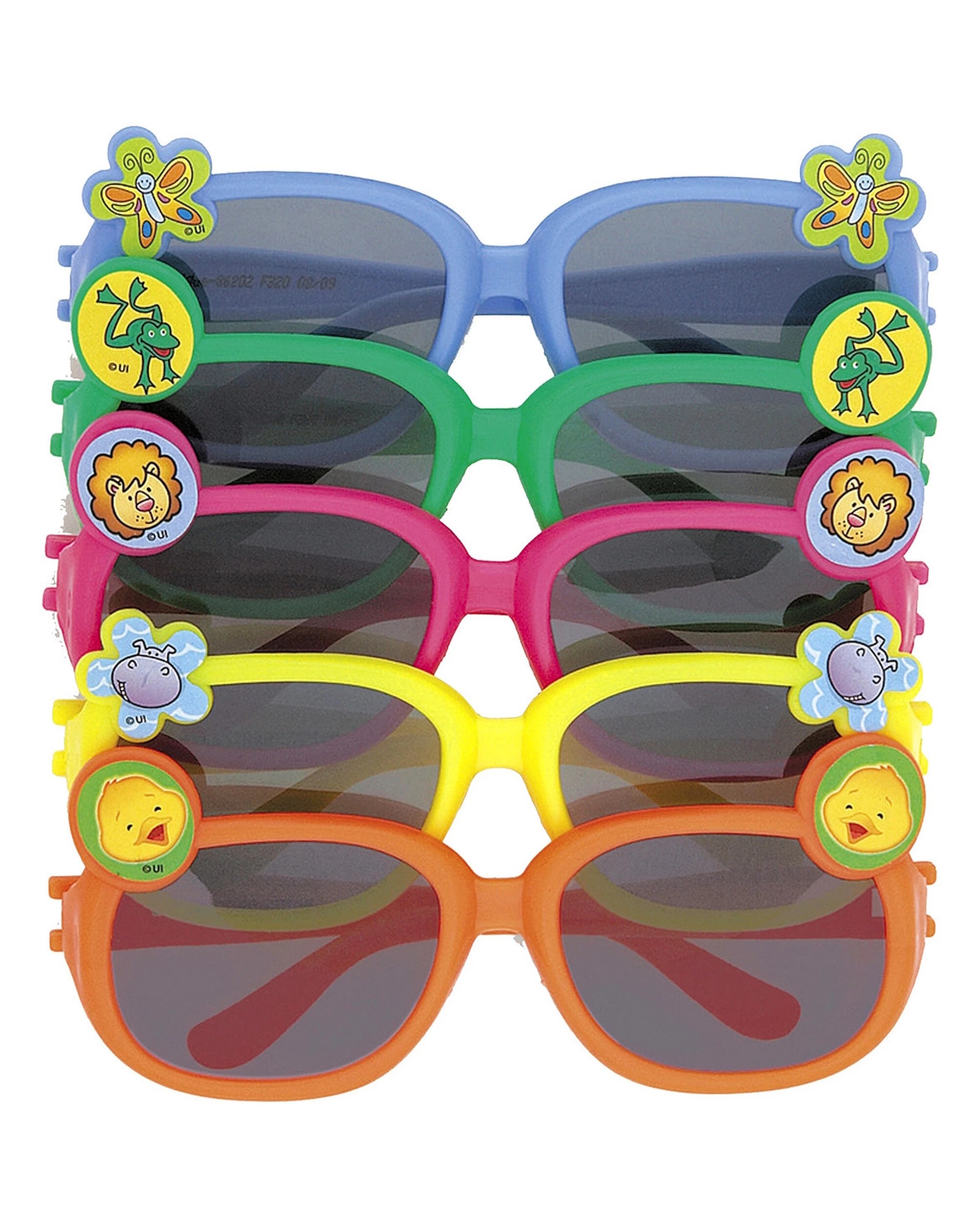 1 Unique Novelty Coloured Kids Party Glasses Pack of 30, 1 of 2