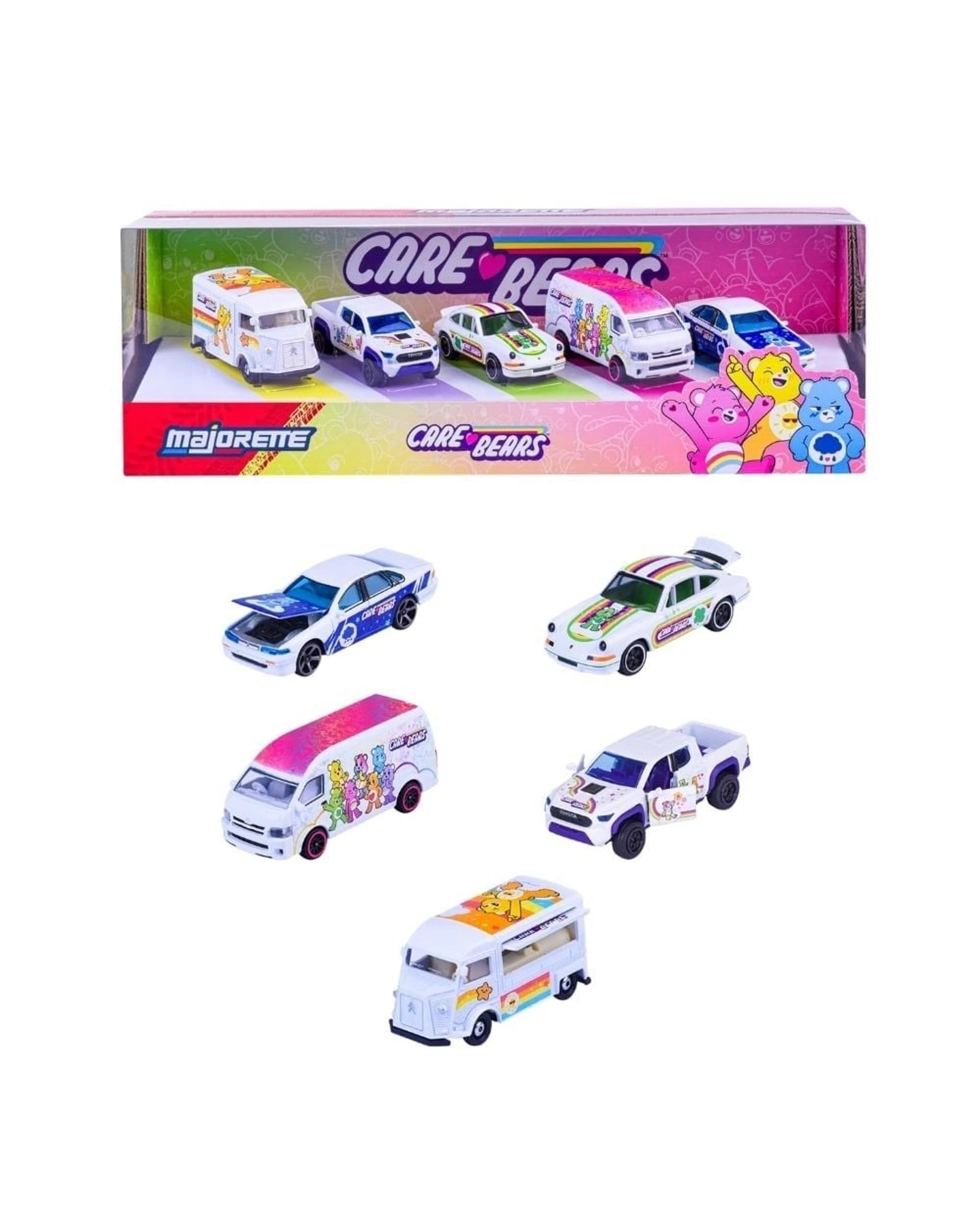 3 Majorette Care Bears Mini Car U.S Exclusive 5 Pack Set, 3 of 3