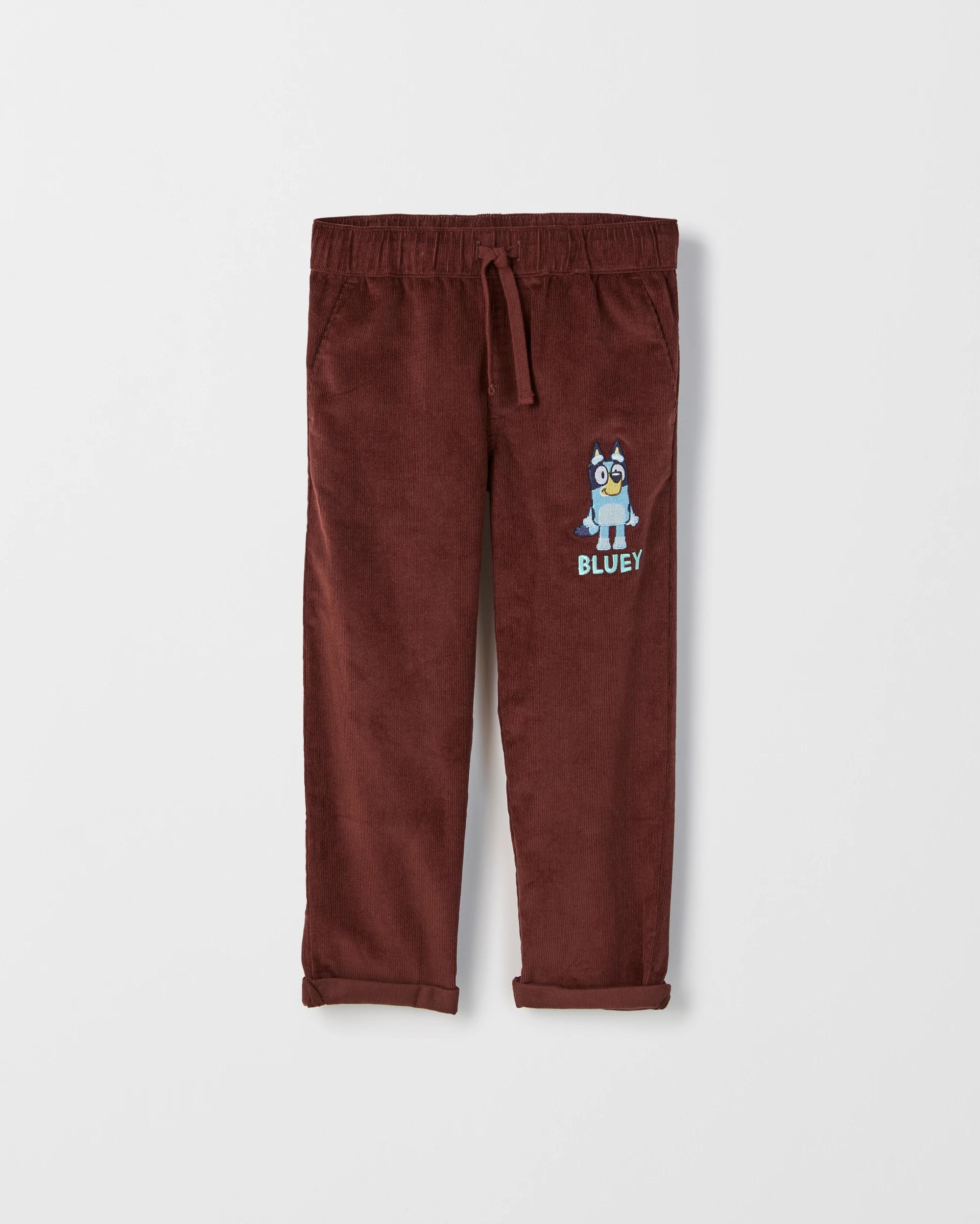 1 Bluey Corduroy Pants BROWN, 1 of 1