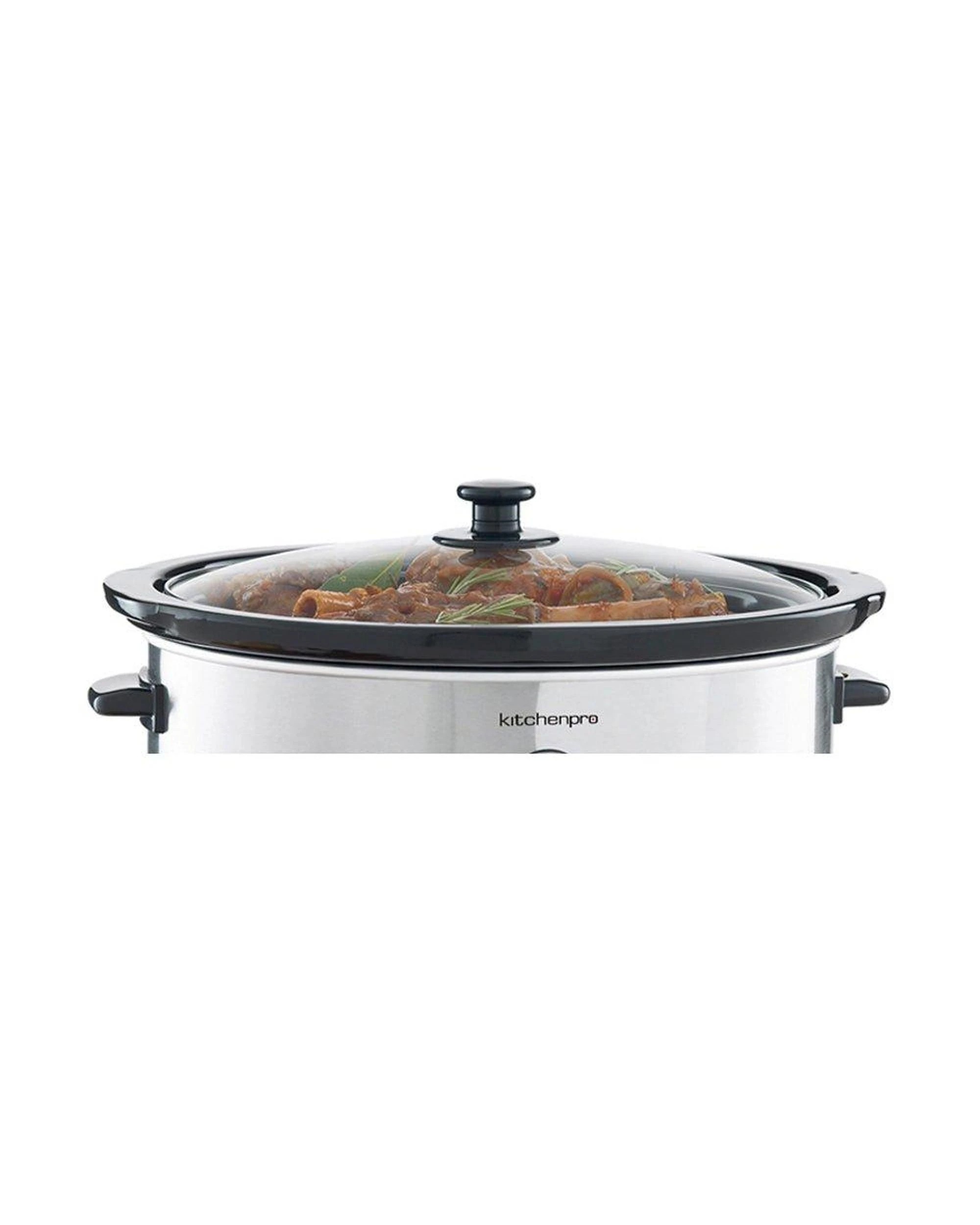 1 Maxim Kitchen Pro 6.0L Stainless Steel Slow Cooker - Silver, 1 of 1