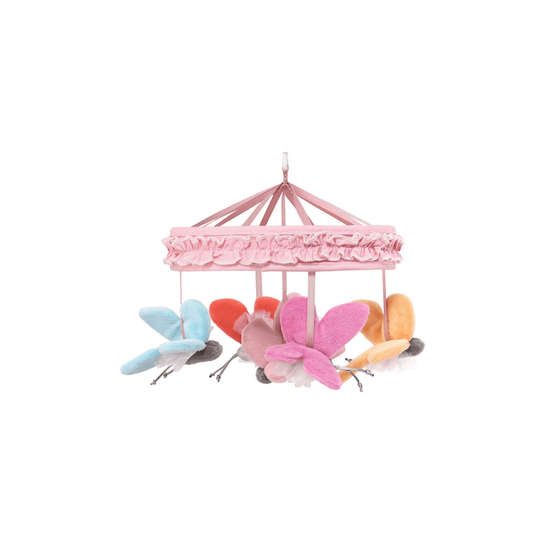 3 The Peanutshell Whisper Butterfly Musical Mobile Infant Baby Nursery Decor
 - Multi, 3 of 3