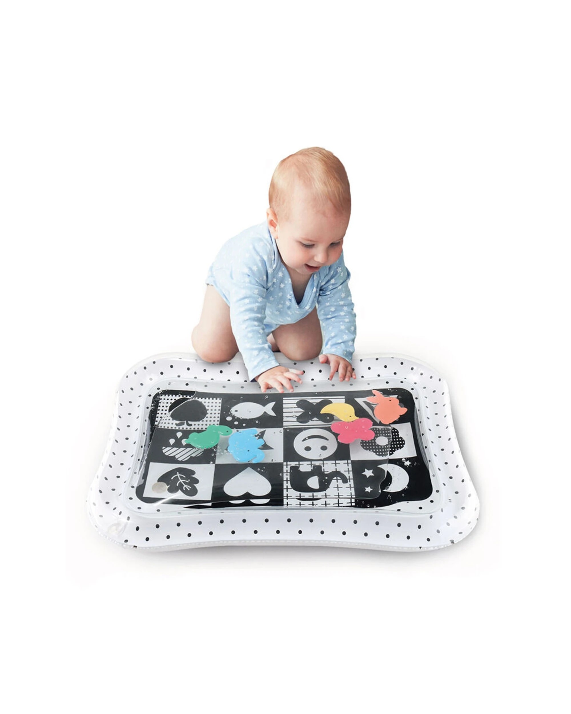 3 The Peanutshell Tummy Time Water Mat Montessori Sensory Play Mat - Multi, 3 of 3