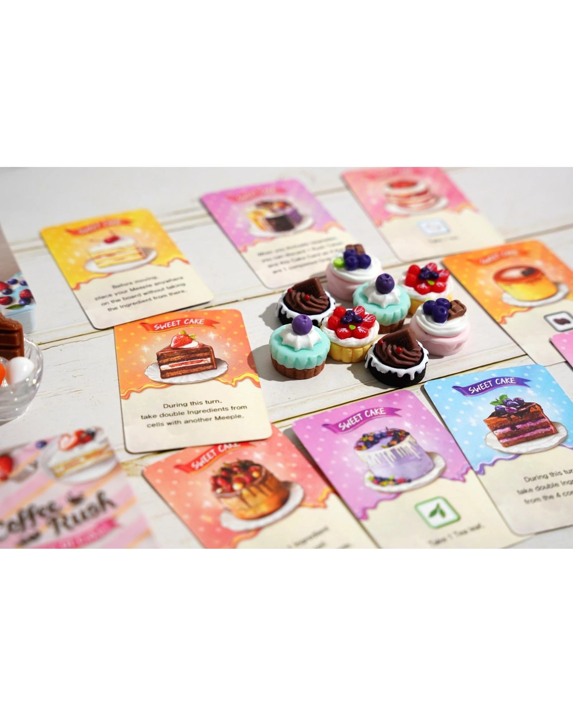 4 Coffee Rush Piece of Cake Expansion Board Game, 4 of 10