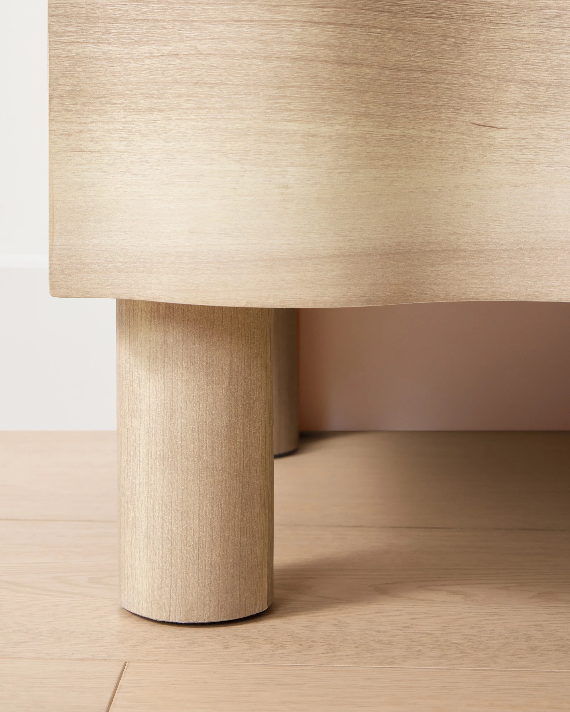 6 Ripple 2 Drawer Bedside Table - Light Oak, 6 of 6