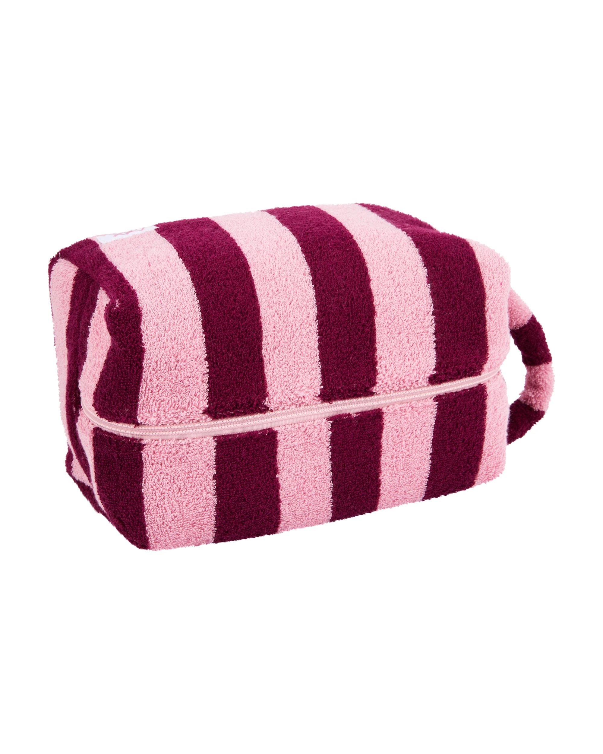 3 OXX Cosmetics Makeup Bag - Pink and Maroon, 3 of 4