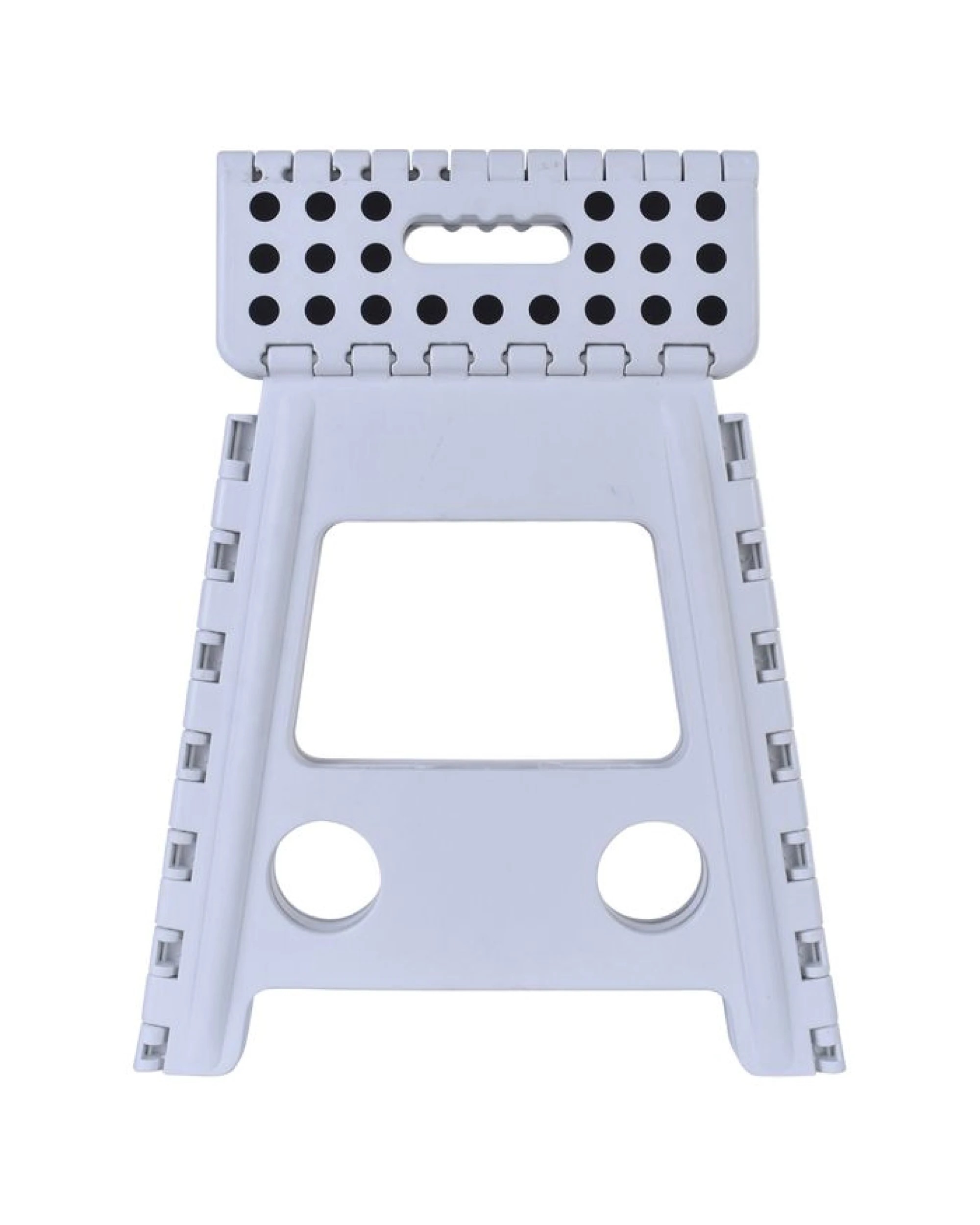 3 Br Home 125kg Plastic Folding Step Stool 39cm Portable Chair Flat Indoor/outdoor Home - White, 3 of 6