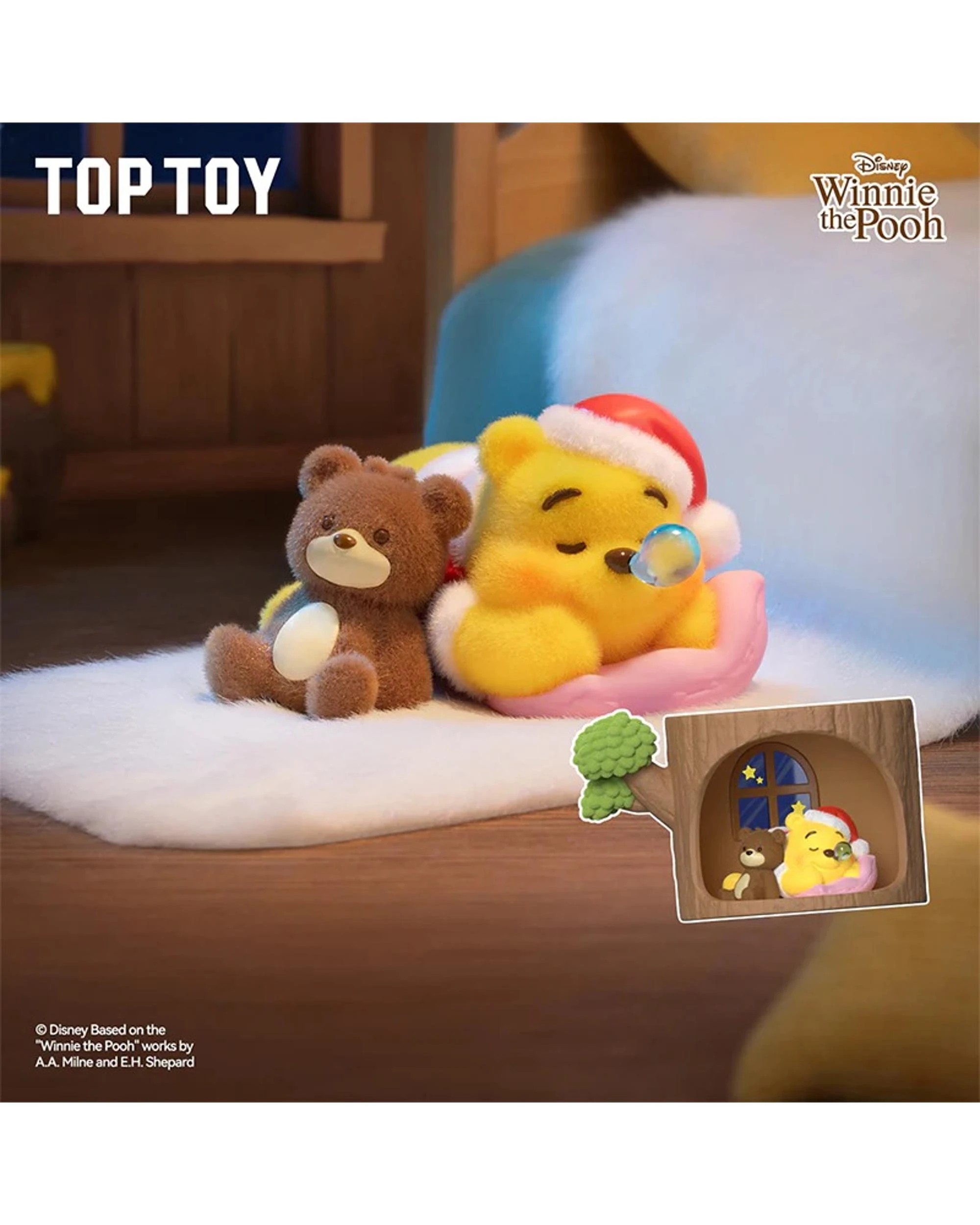 4 Disney Winnie the Pooh Hundred Acre Wood Tree House Series Figure Blind Box, 4 of 9