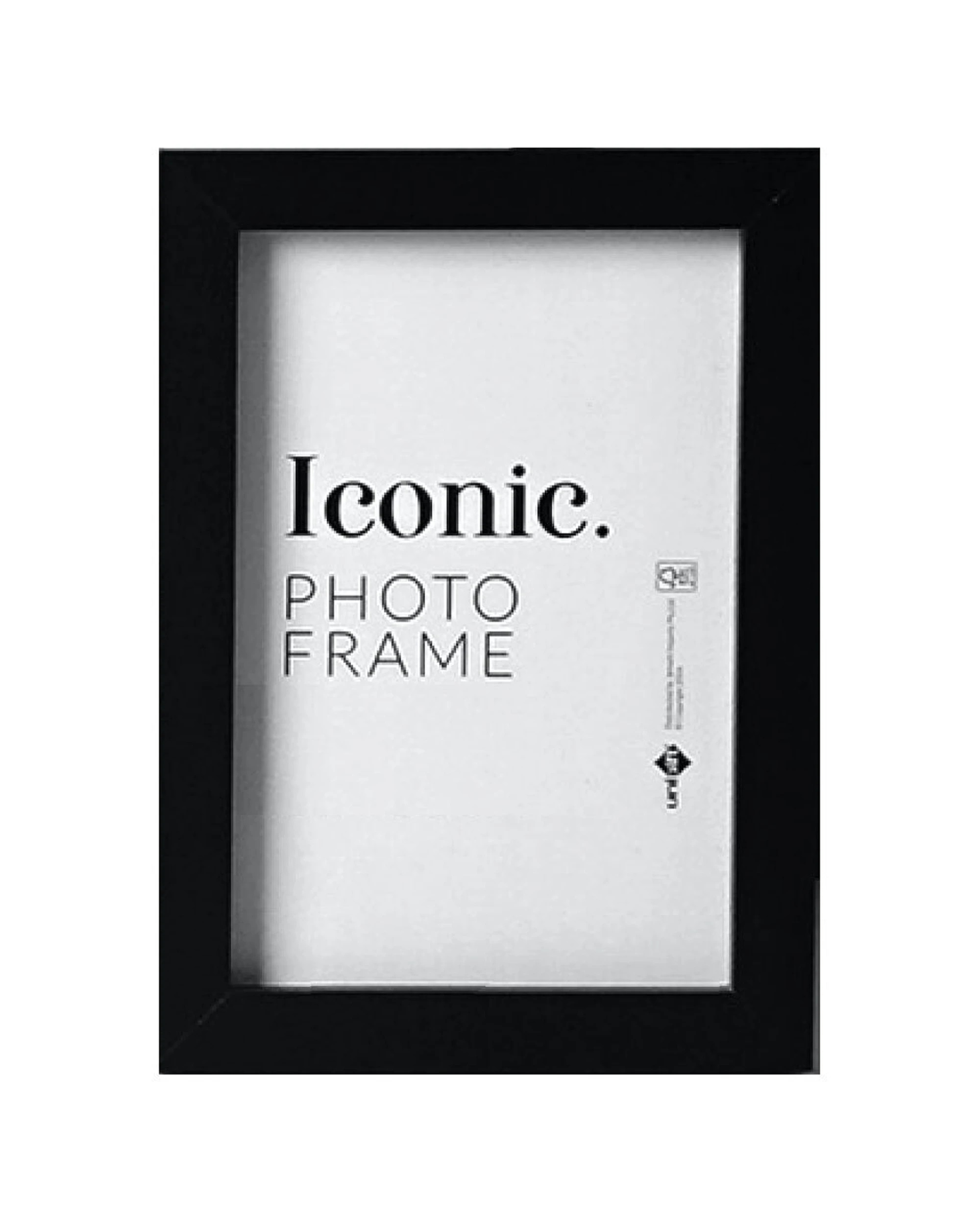 2 Unigift 6PK Iconic MDF Glass Decorative Photo Frame Home Decor 40x50cm - Black, 2 of 2